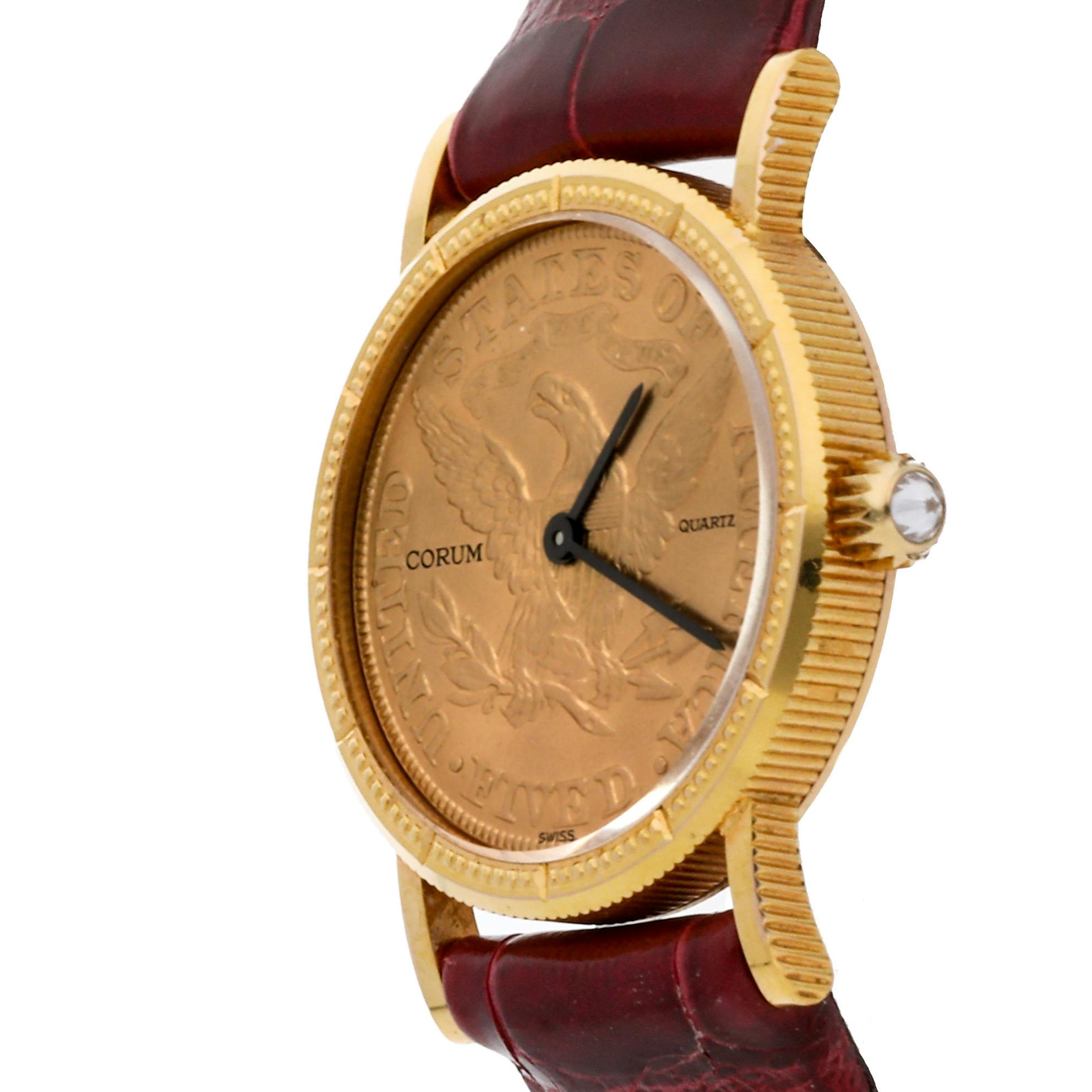 Corum discount coin watch