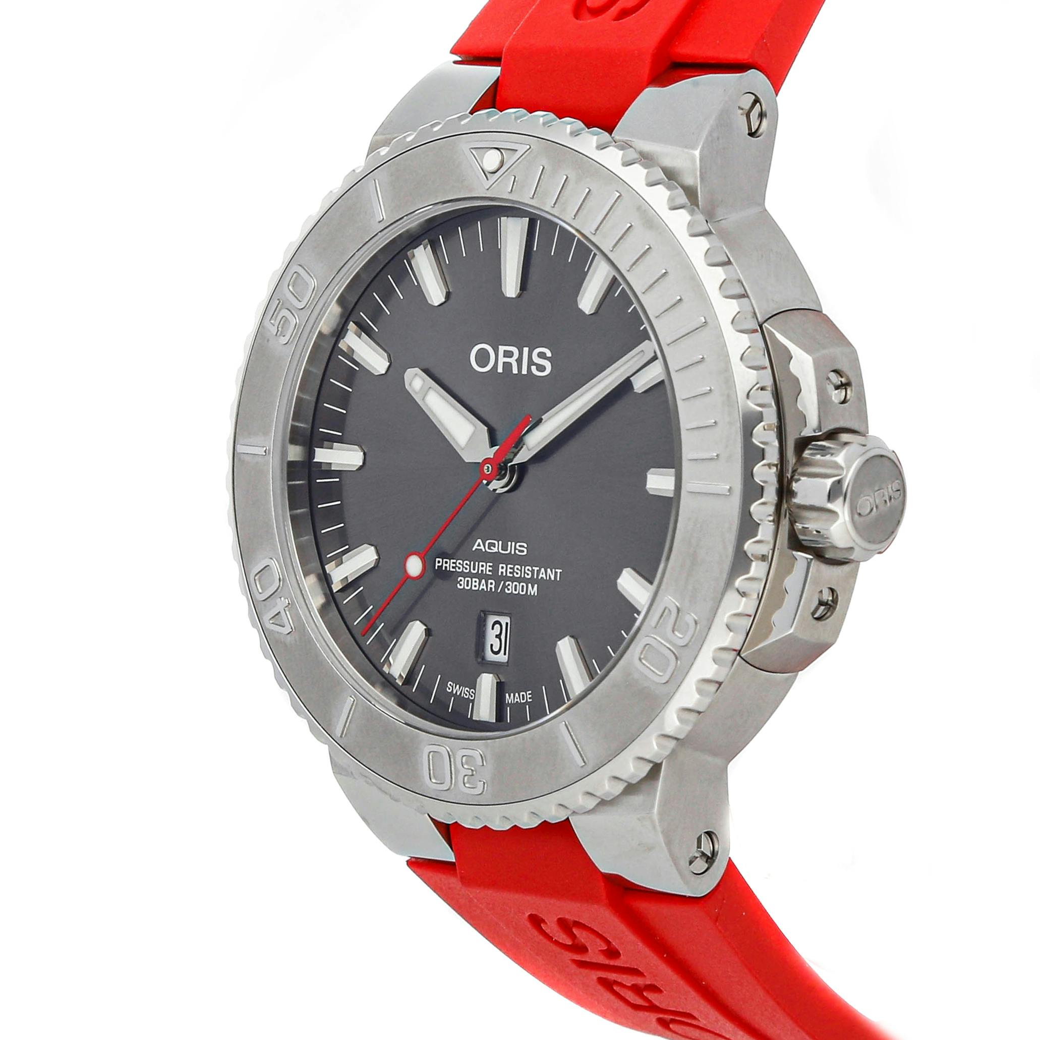 Pre Owned Oris Aquis Date 01 733 7730 4153 07 4 24 66EB WatchBox