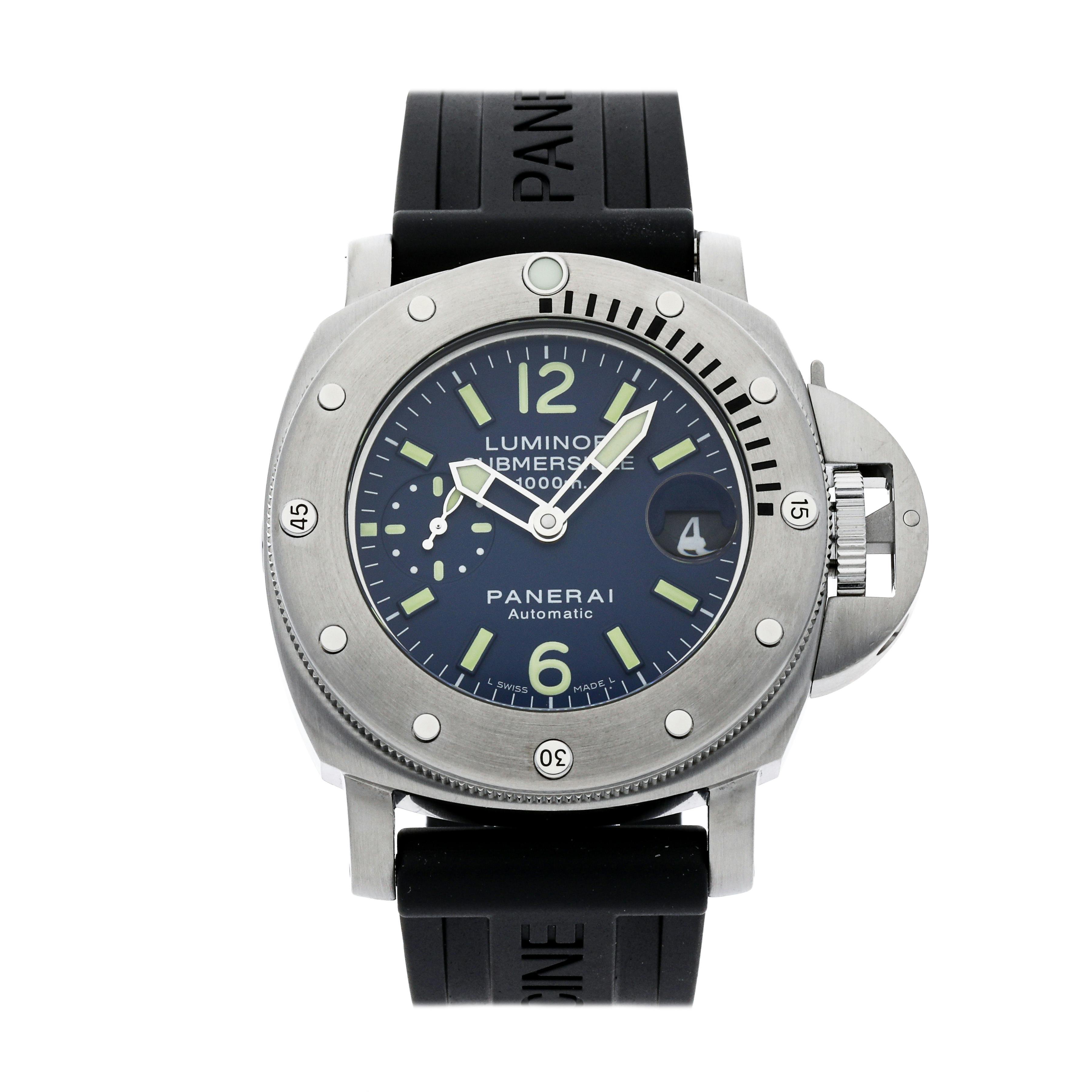 Pre Owned Panerai Luminor Submersible 1000M PAM 87 WatchBox