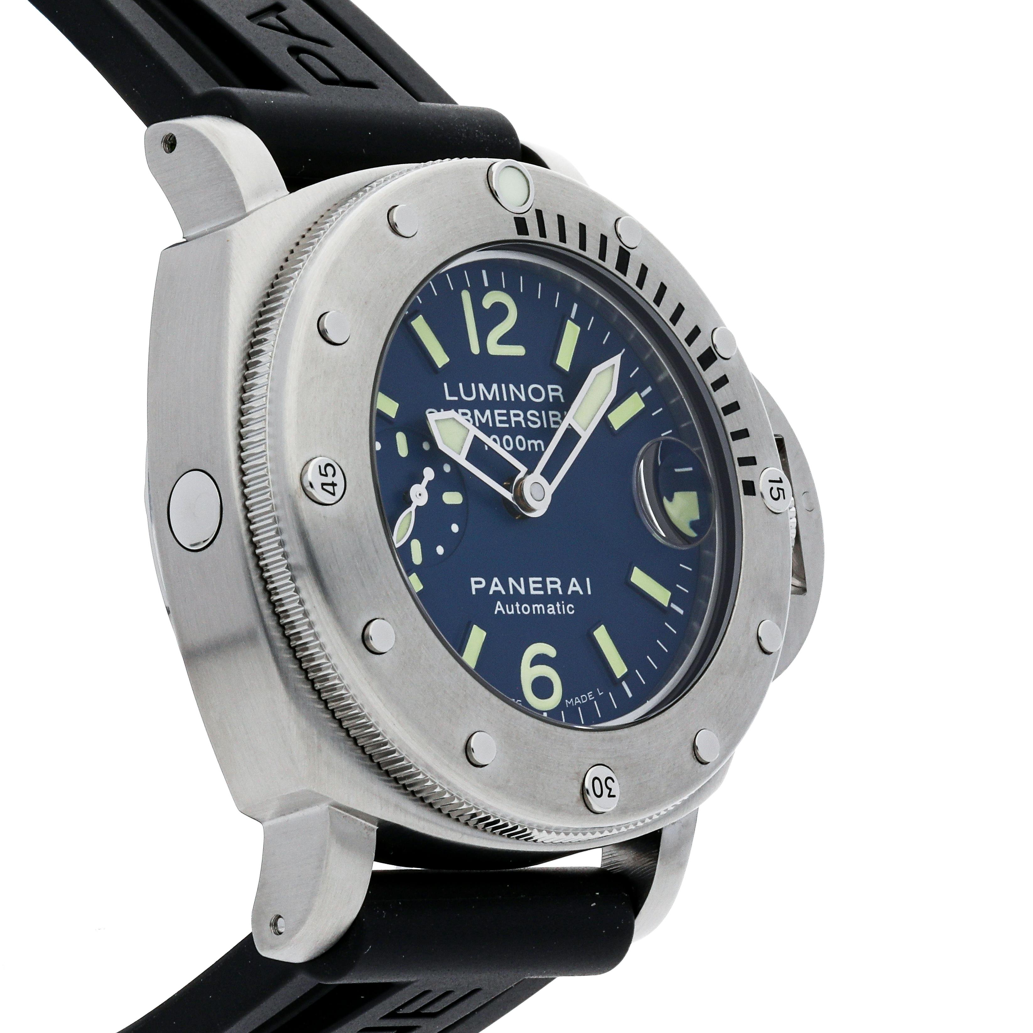 Pre Owned Panerai Luminor Submersible 1000M PAM 87 Govberg Jewelers