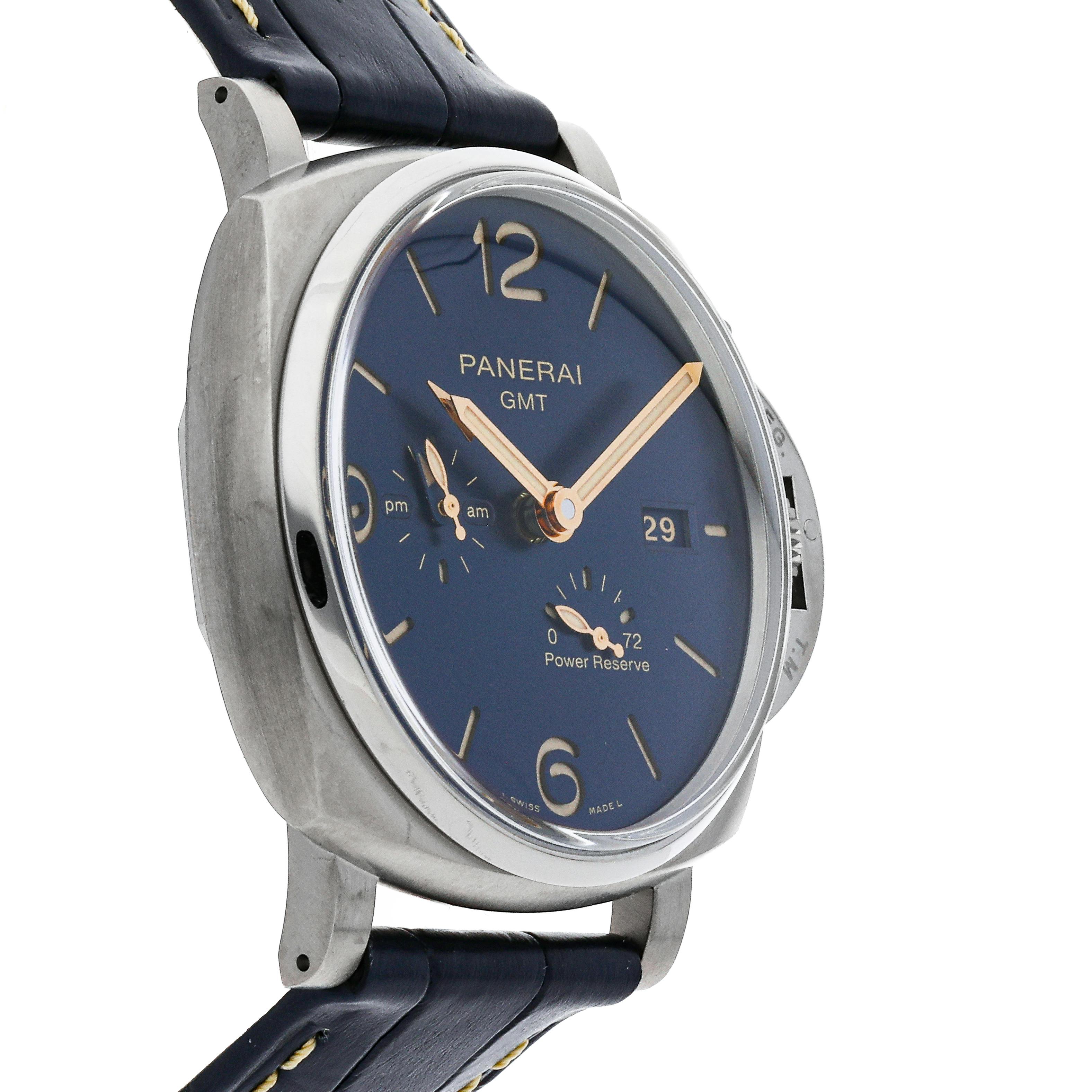 Pre Owned Panerai Luminor Due GMT Power Reserve PAM 964 Govberg