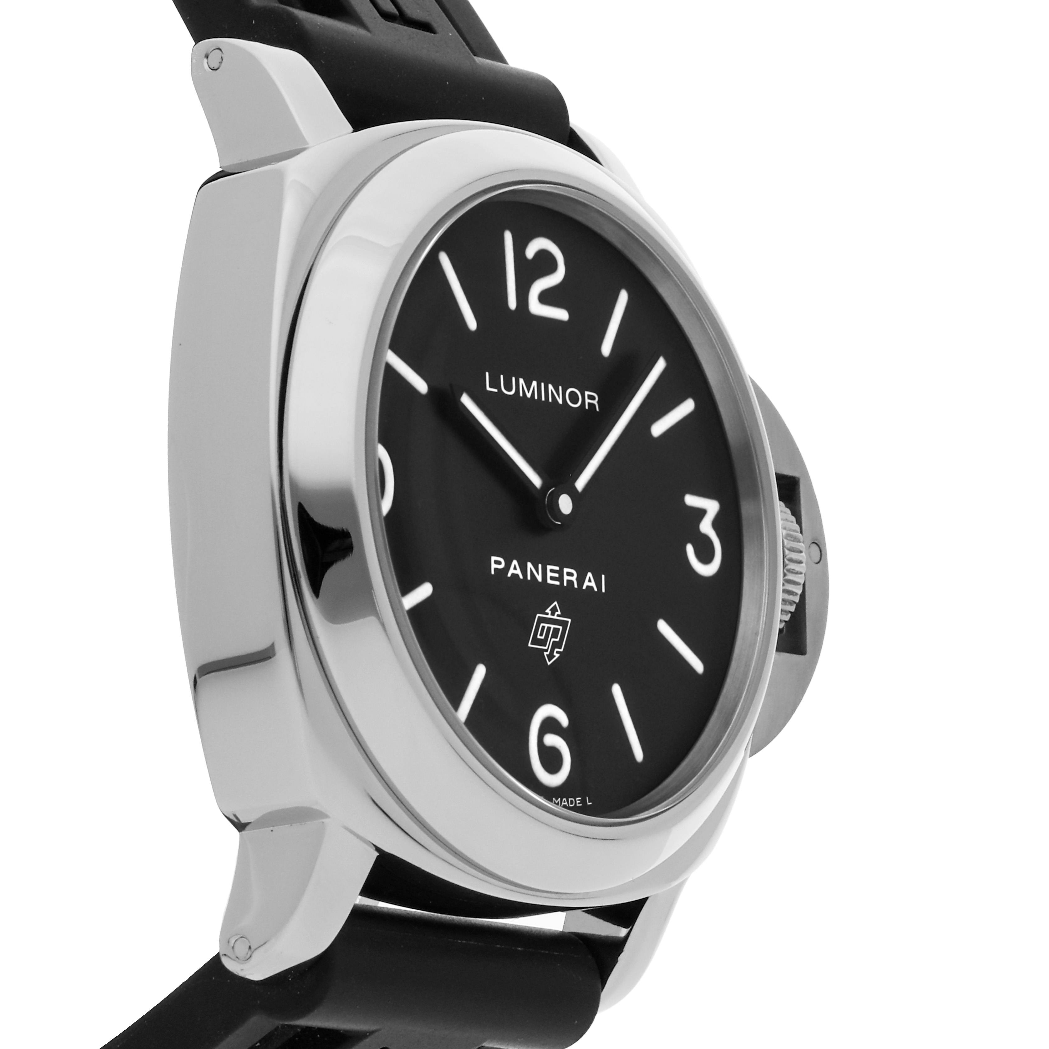 Pre Owned Panerai Luminor Base Logo PAM Govberg Jewelers