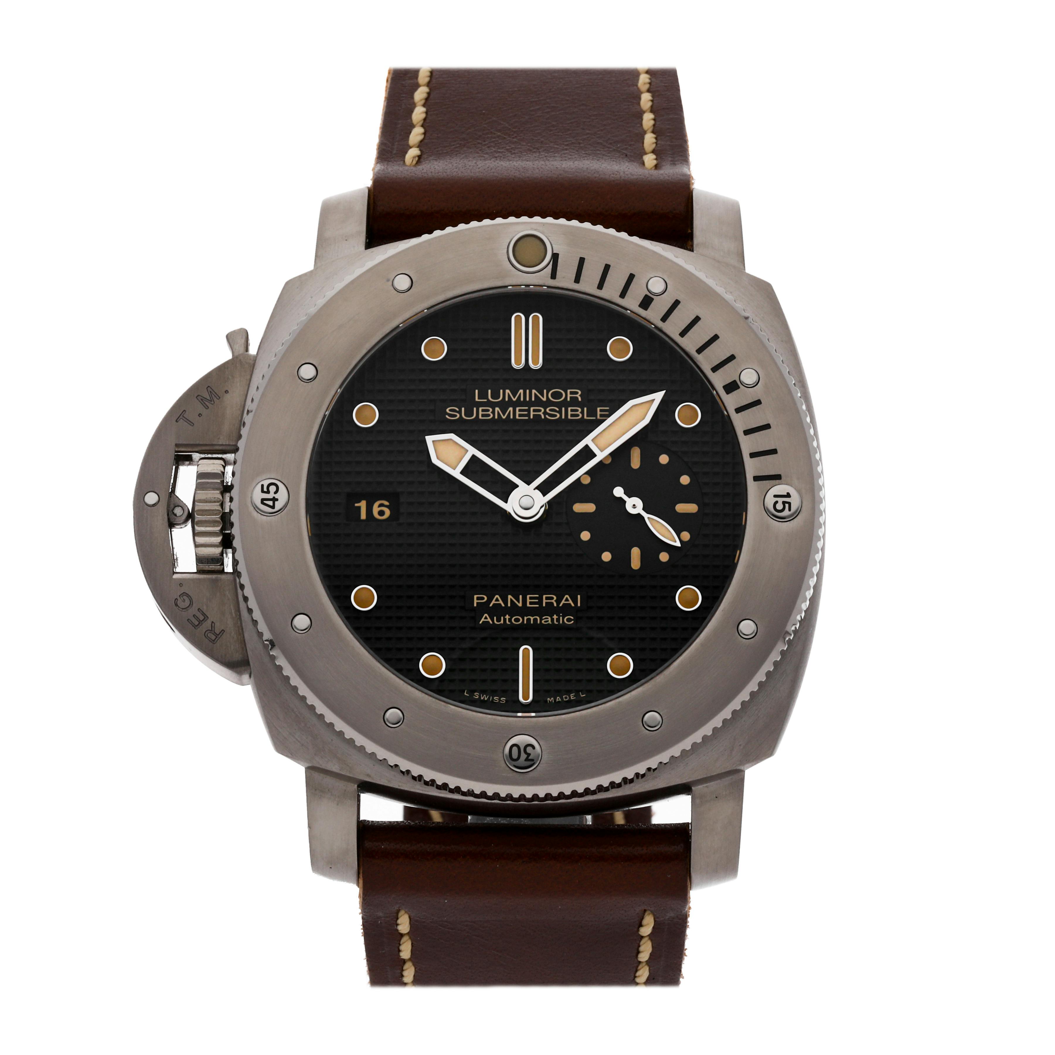 Pre Owned Panerai Luminor Submersible 1950 Left Handed 3 Days PAM