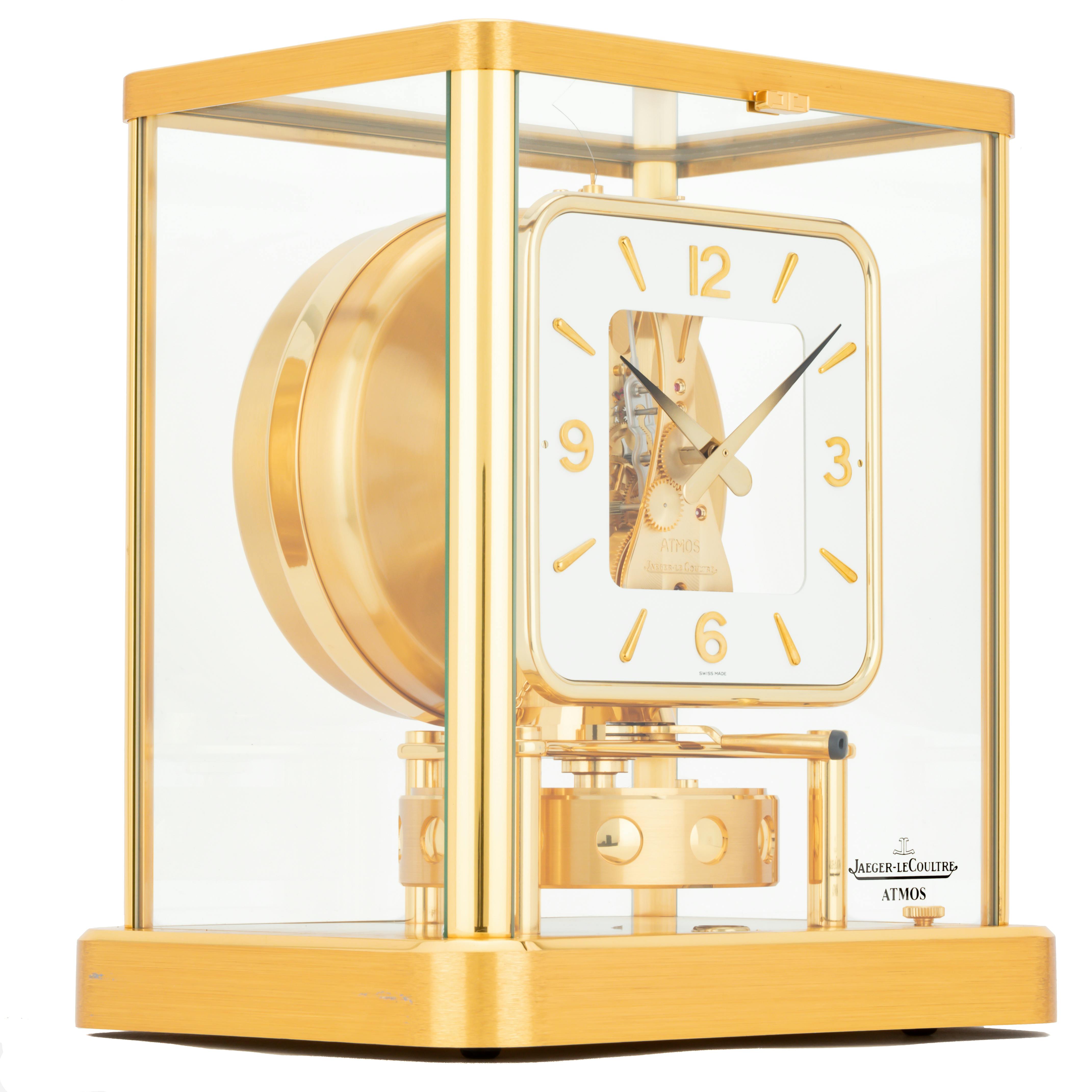 Pre Owned Jaeger LeCoultre Atmos Clock Cal. 540 Brass Glass ATMOS