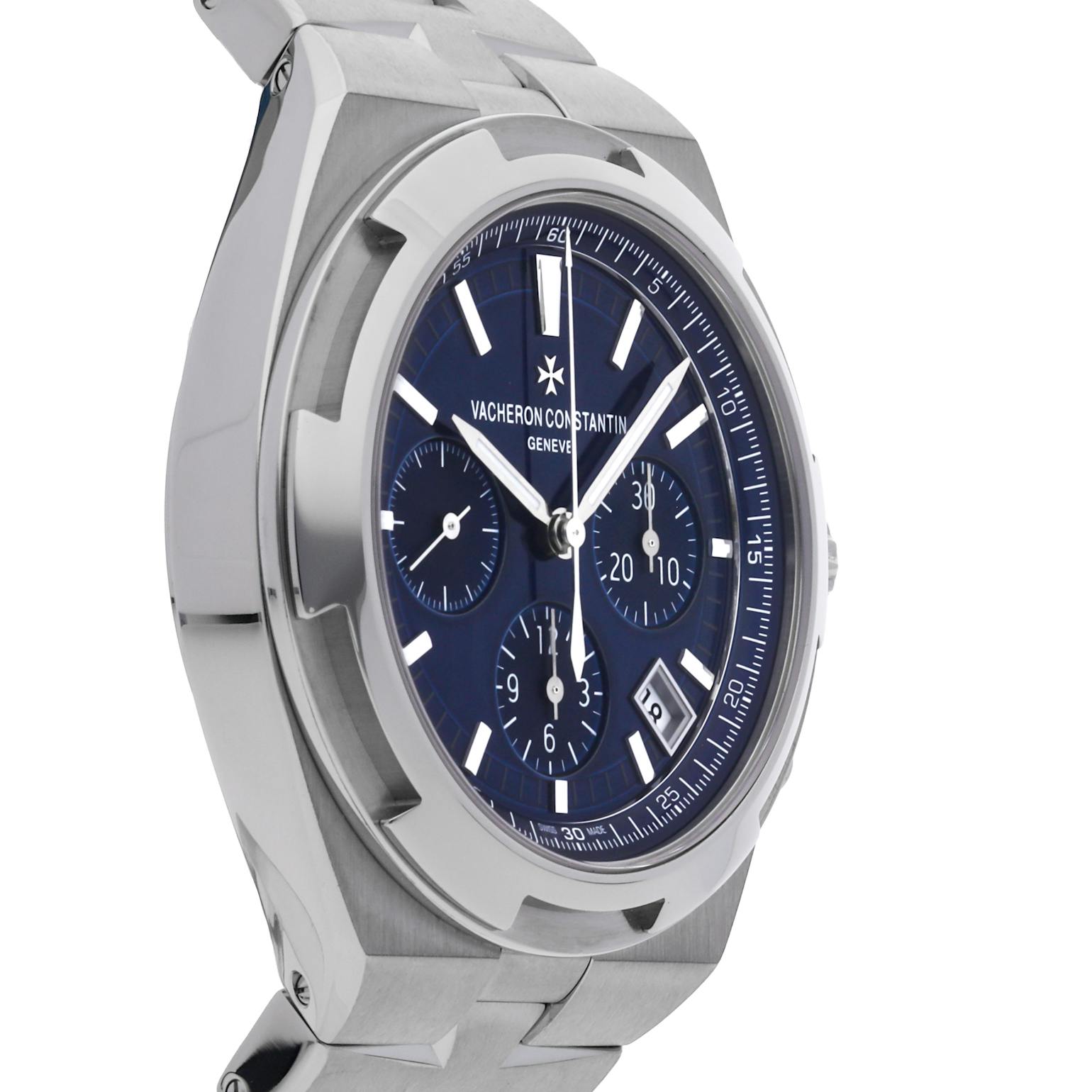 Overseas 42.5mm Blue Dial Automatic Chronograph Men's Watch