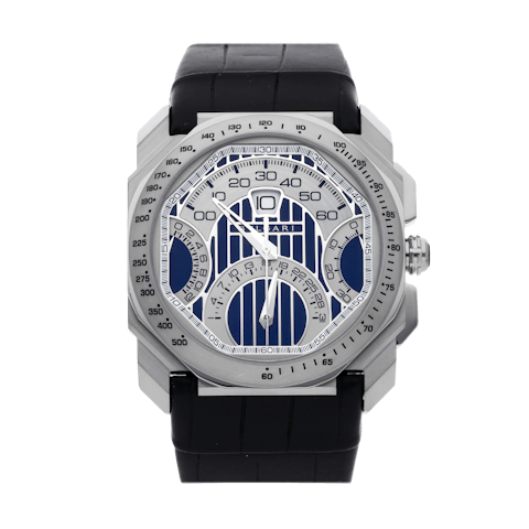 Vertical Pre-Owned Bvlgari Octo Quadri-Retro Maserati Special Edition Retrograde Chronograph 101989