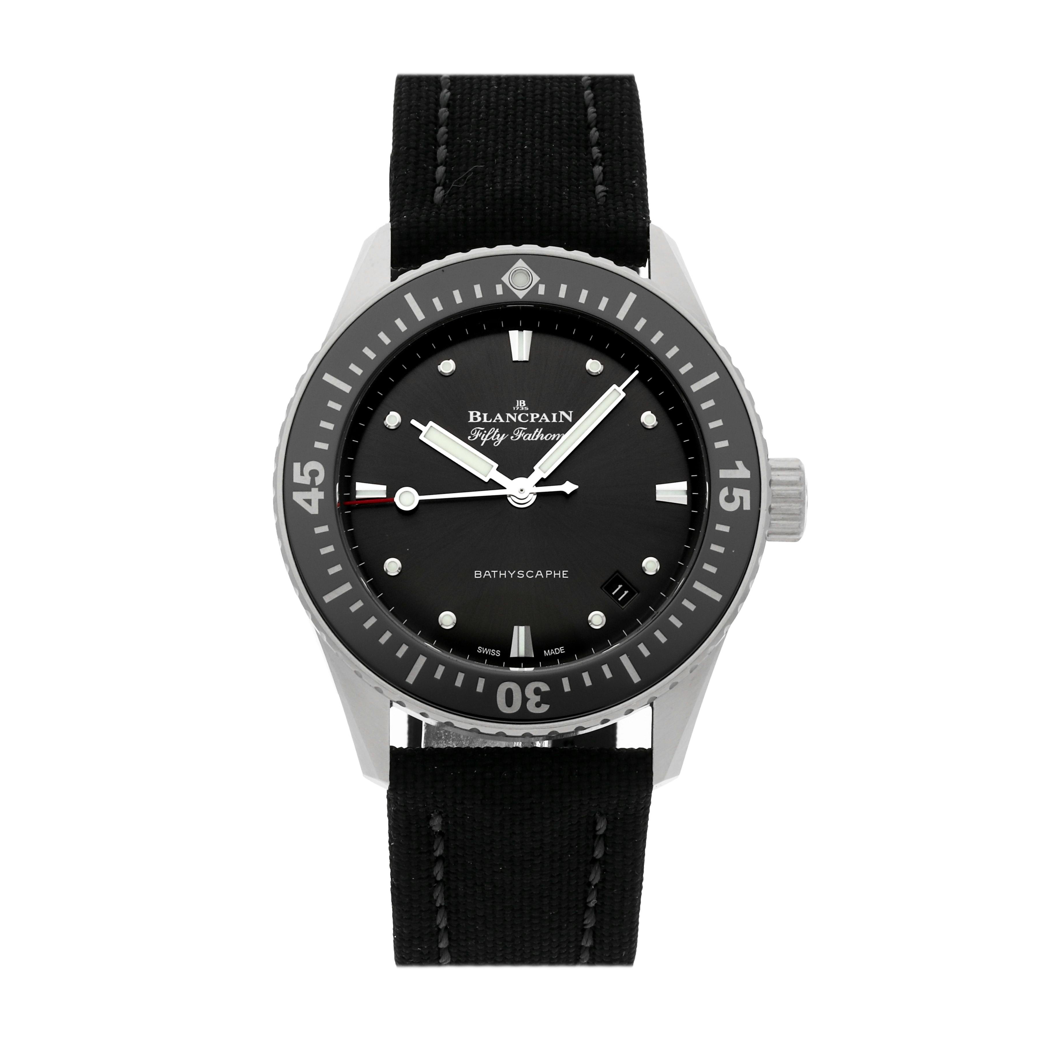 Pre Owned Blancpain Fifty Fathoms Bathyscaphe 5100B 1110 B52A