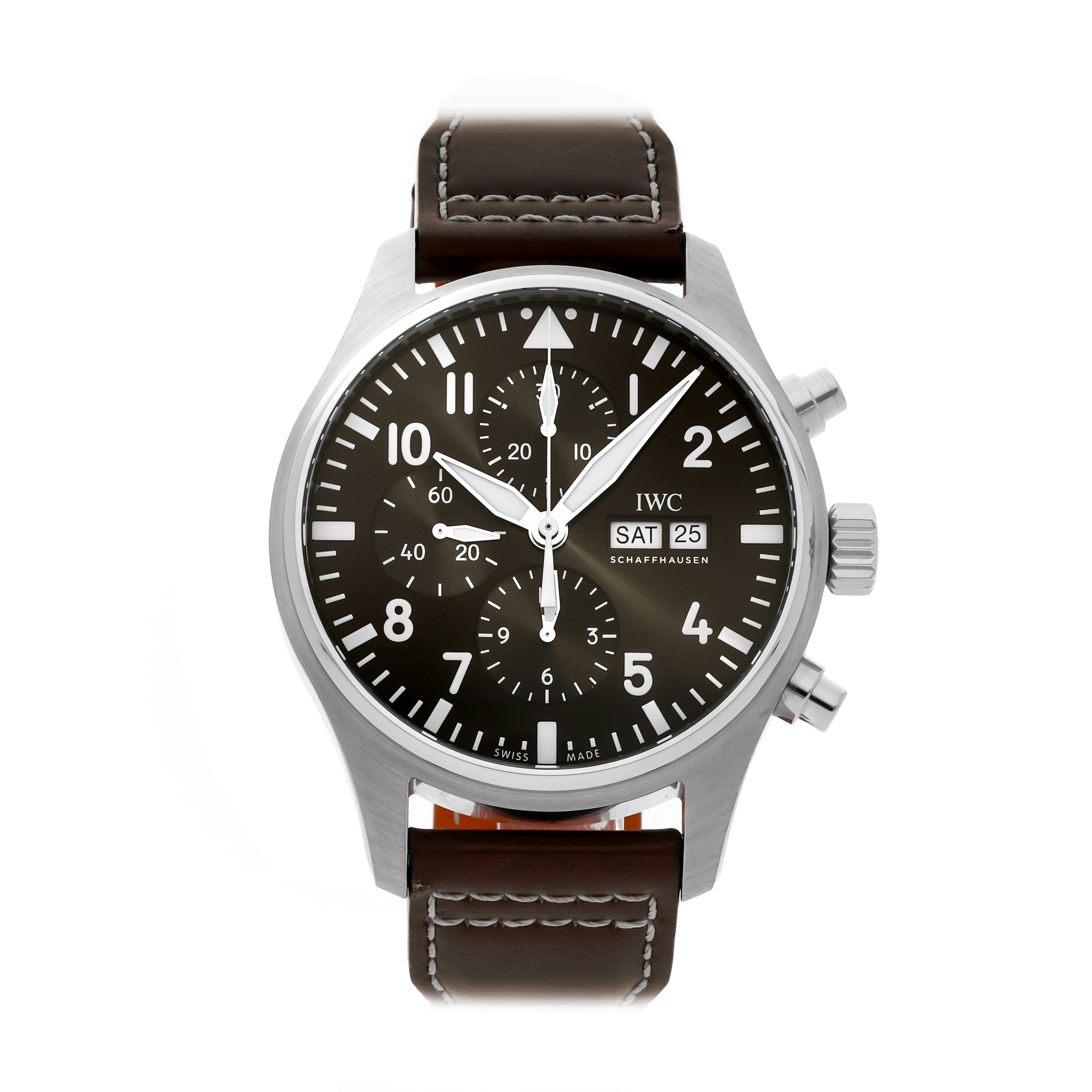 Pre Owned IWC Pilot s Chronograph IW3777 13 Govberg Jewelers