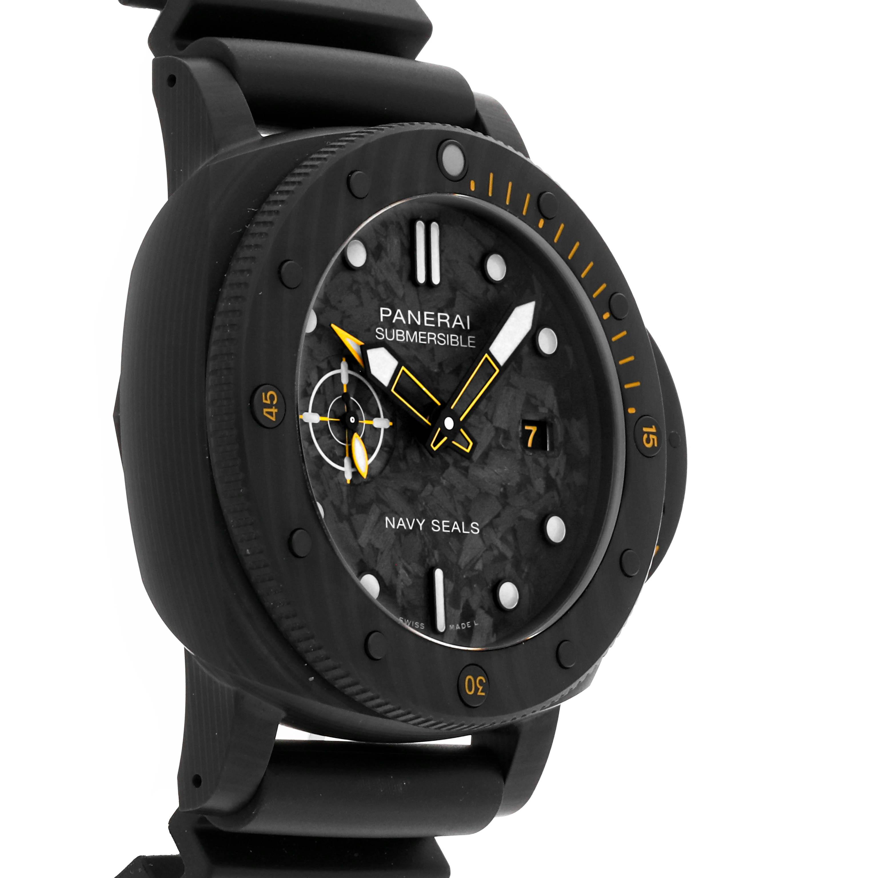 Pre Owned Panerai Submersible GMT Navy SEALs PAM 1324 Govberg