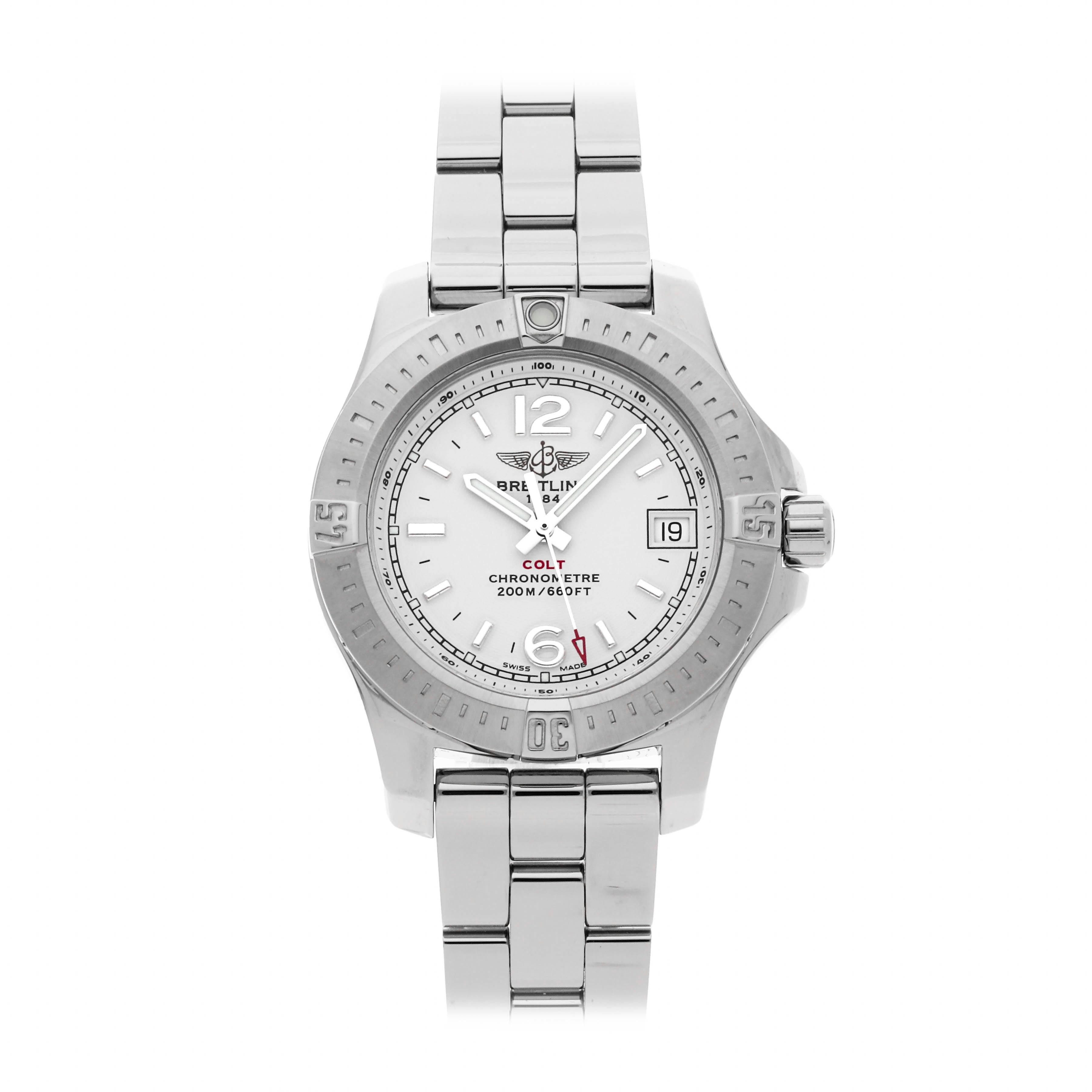 Breitling hot sale colt white