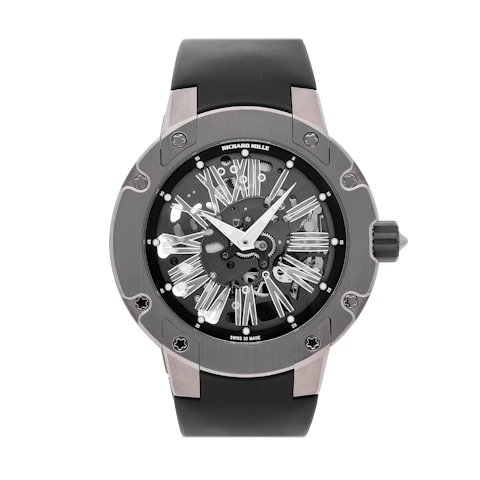 Vertical Pre-Owned Richard Mille RM 033 Extra Flat RM033 AL TI