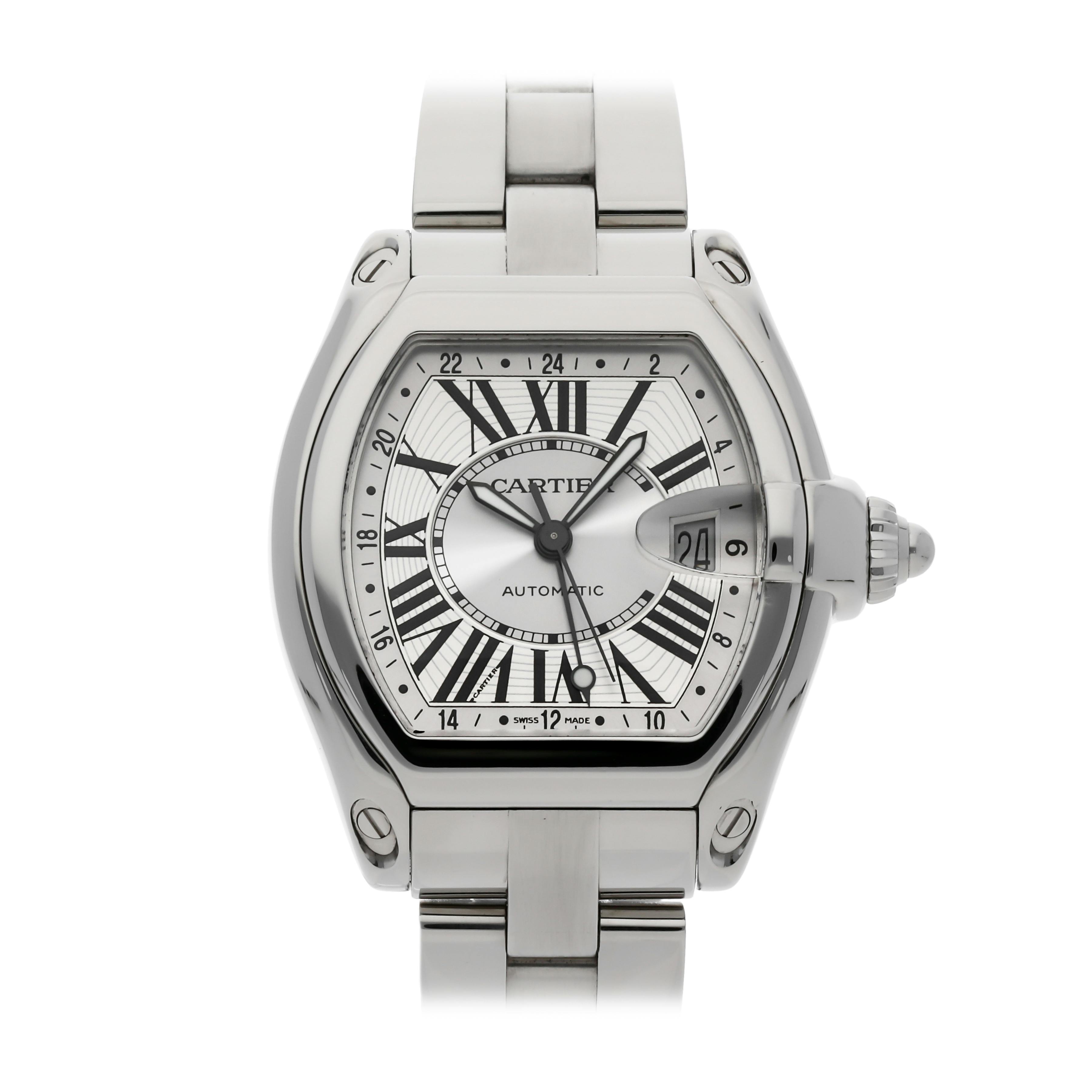 Cartier discount roadster gmt