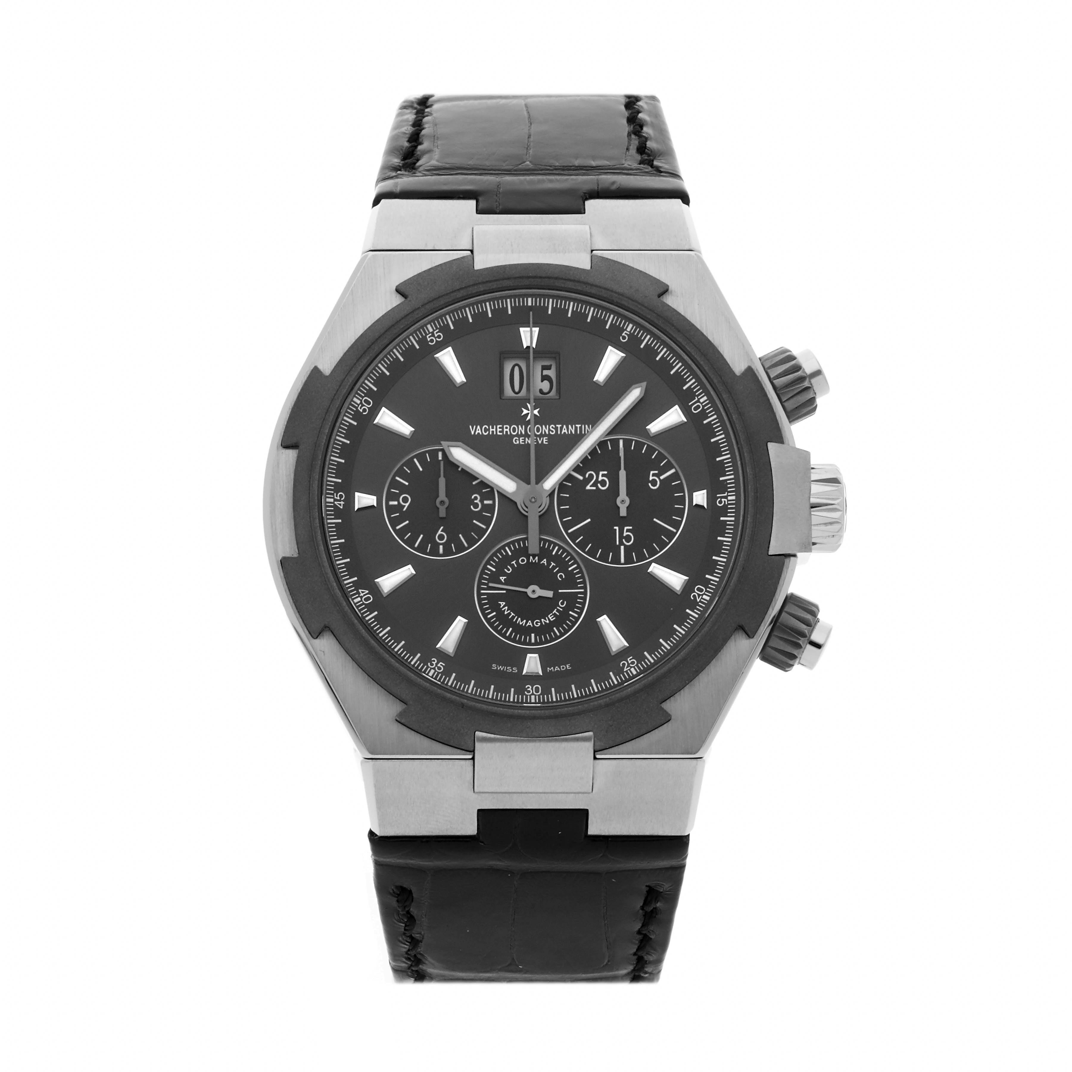 Pre Owned Vacheron Constantin Overseas Chronograph 49150 000W 9501