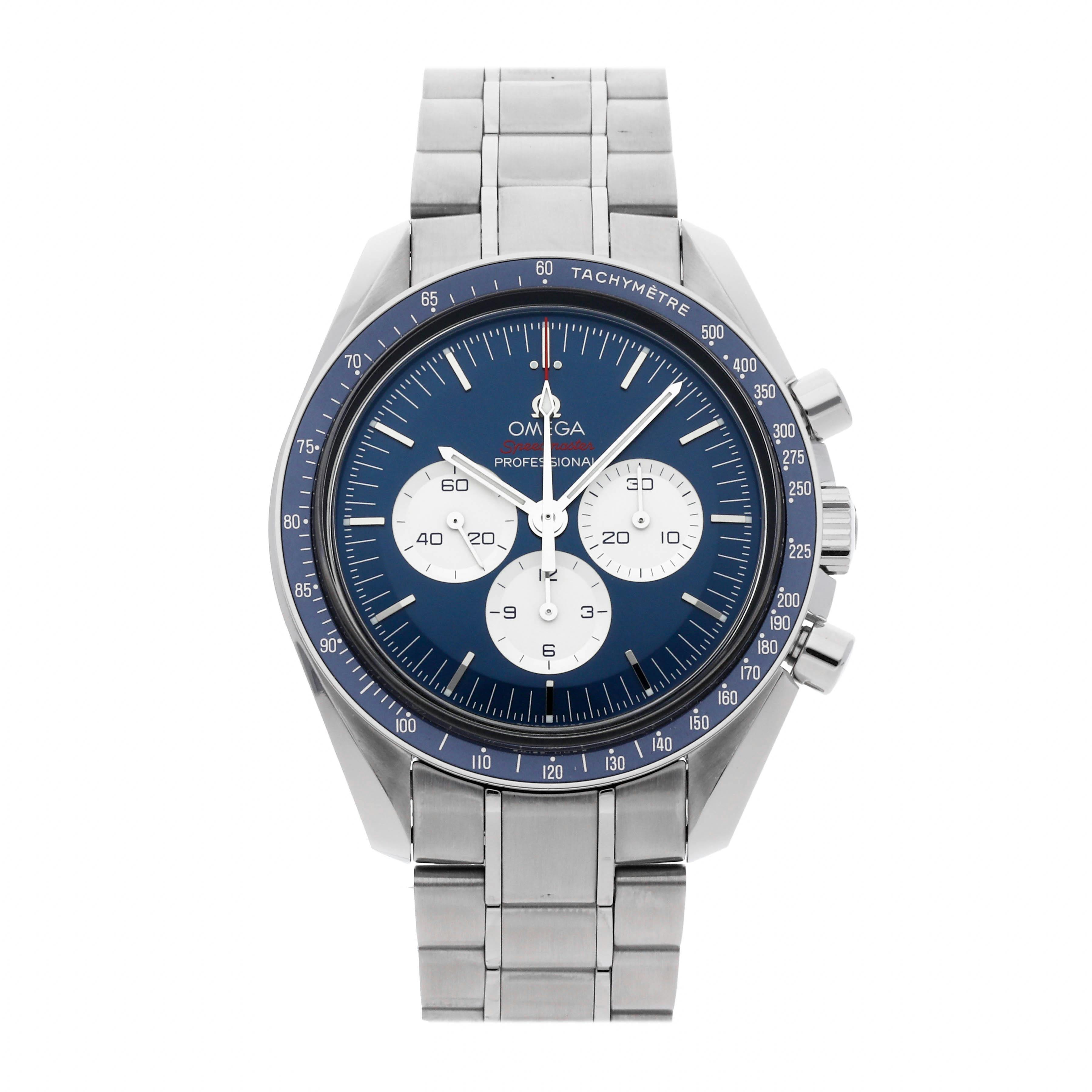 Pre Owned Omega Speedmaster Tokyo 2020 Olympics Chronograph Limited Edition 522.30.42.30.03.001