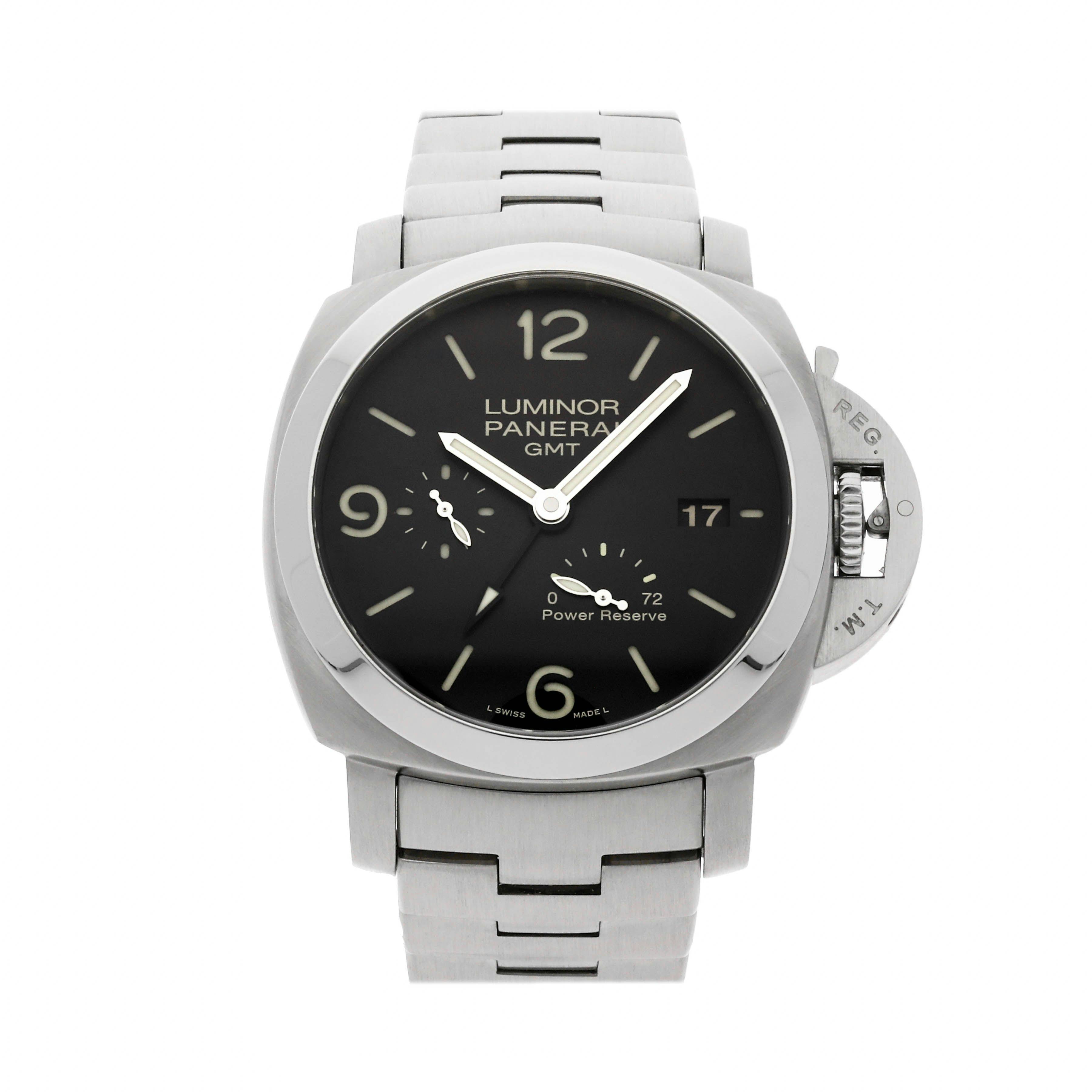 Pre Owned Panerai Luminor 1950 3 Days GMT Power Reserve PAM 347