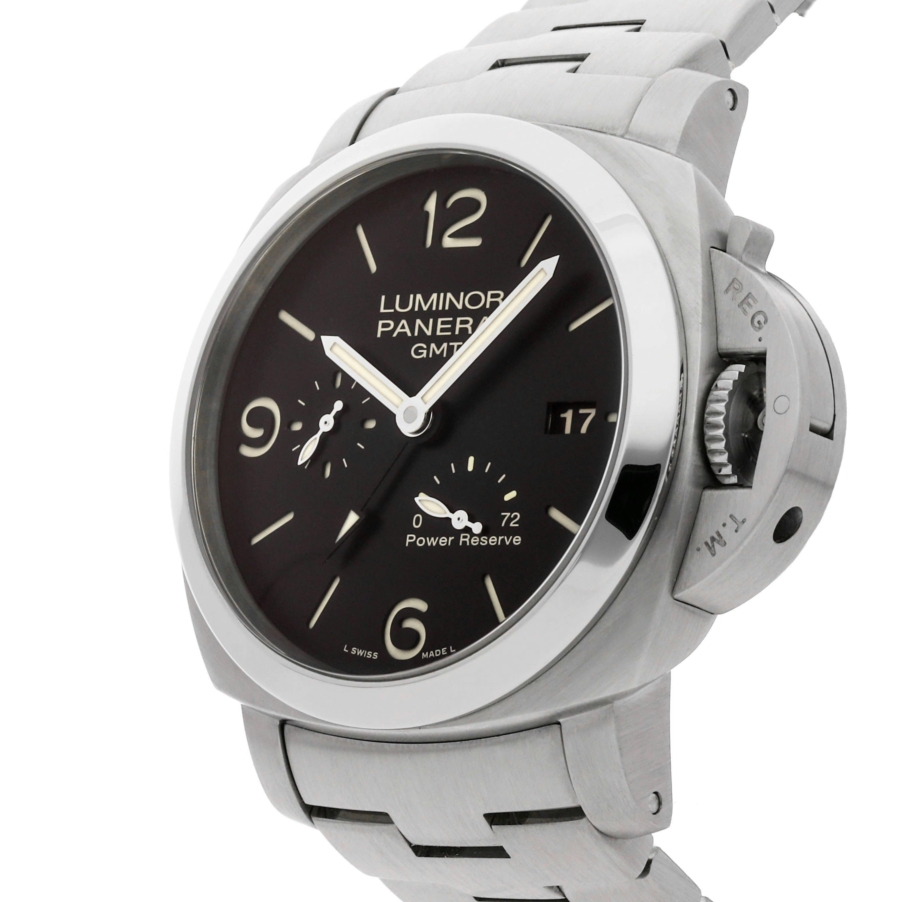 Pre Owned Panerai Luminor 1950 3 Days GMT Power Reserve PAM 347