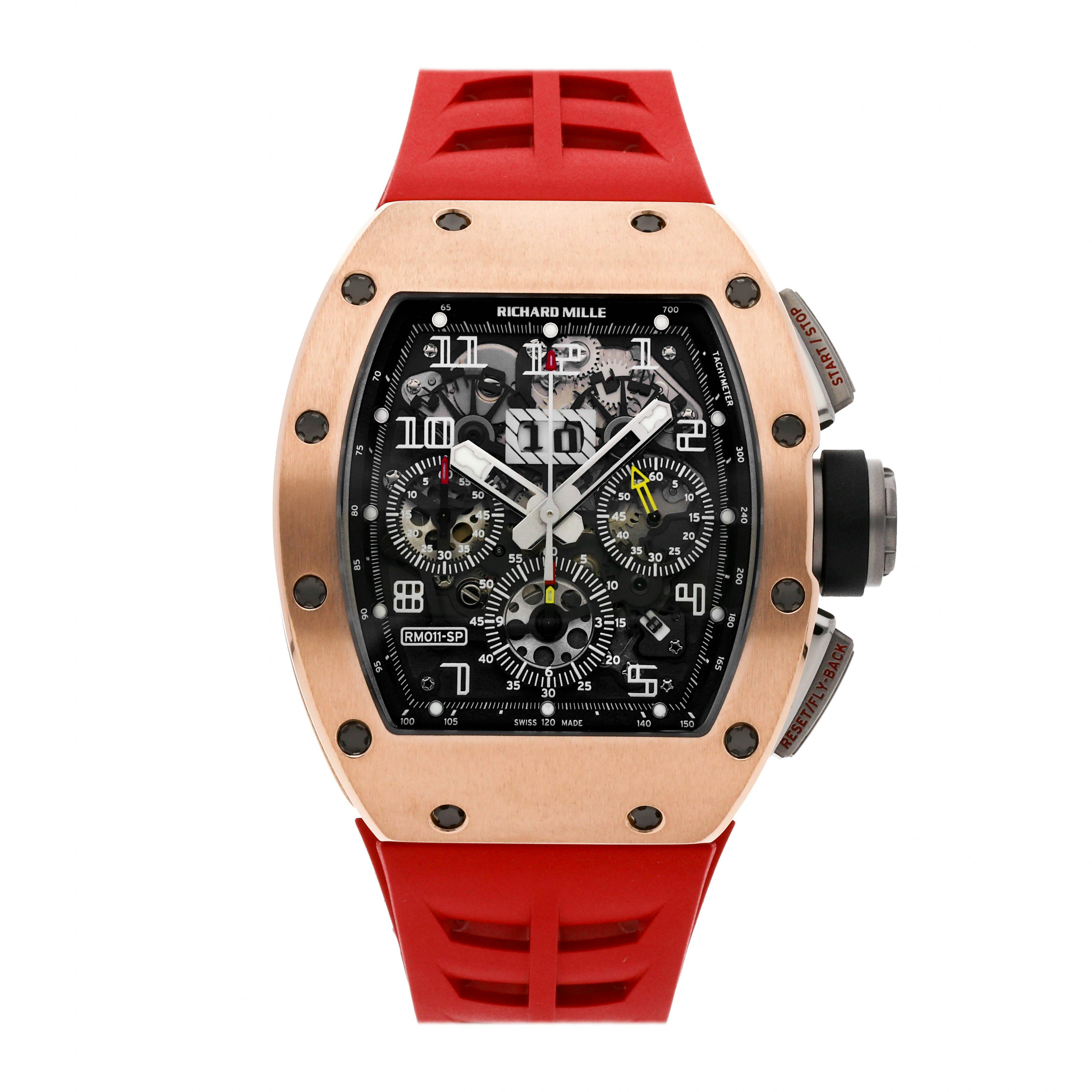 Richard Mille RM 011 AK TI Felipe Massa Titanium Red Numeral – Wrist  Aficionado