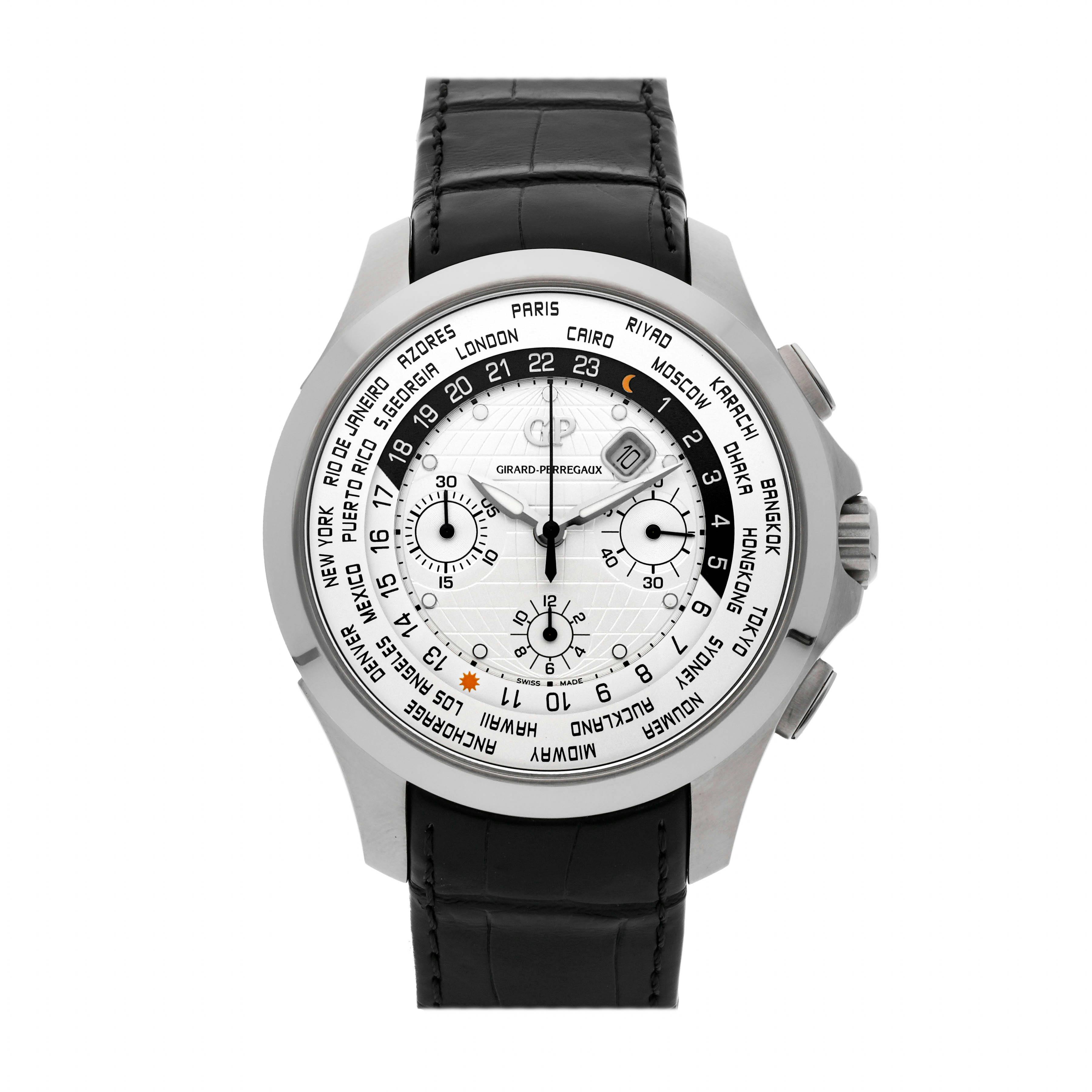 Pre Owned Girard Perregaux Traveller WW.TC 49700 11 133 BB6B