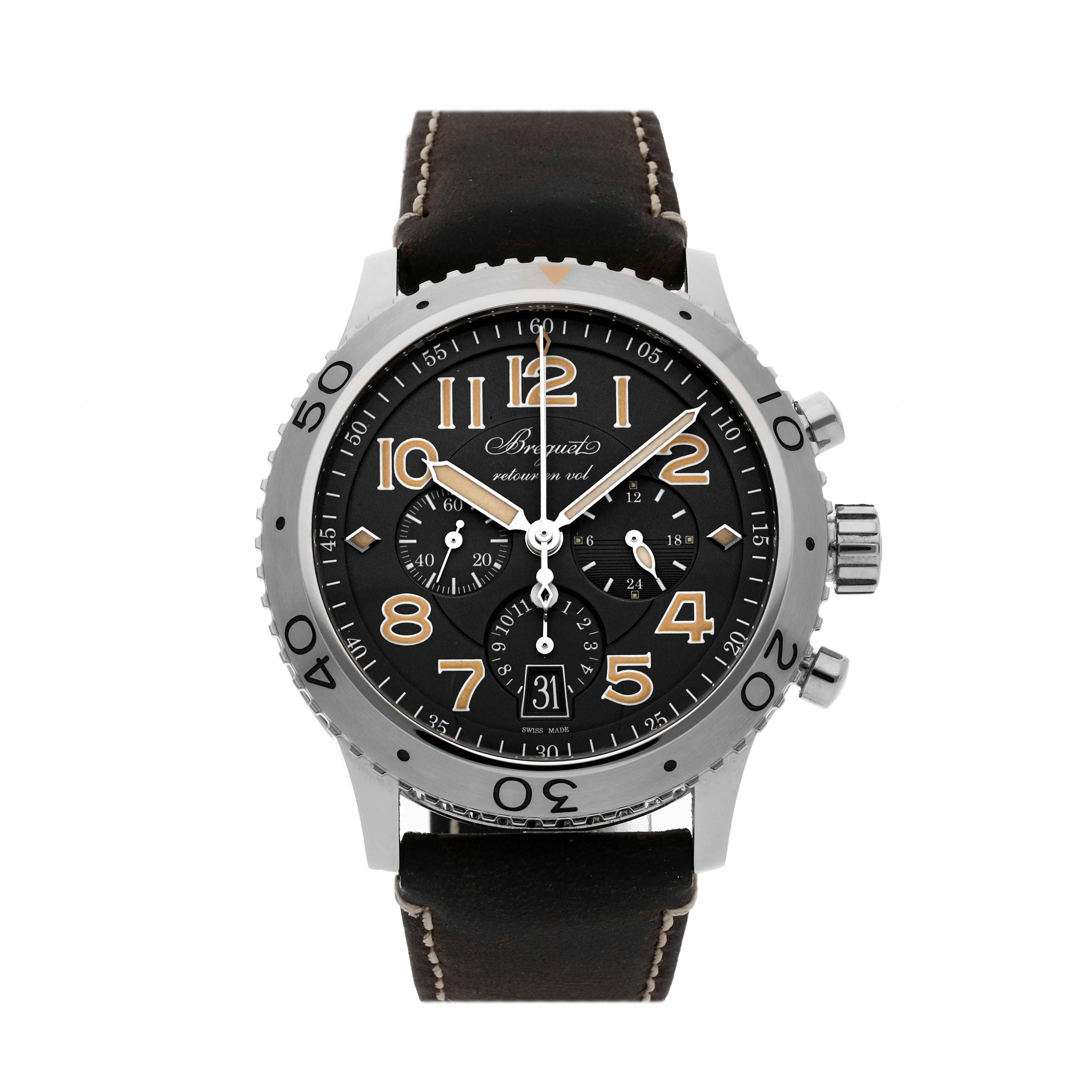 Pre Owned Breguet Type XXI Flyback 3817ST X2 3ZU WatchBox