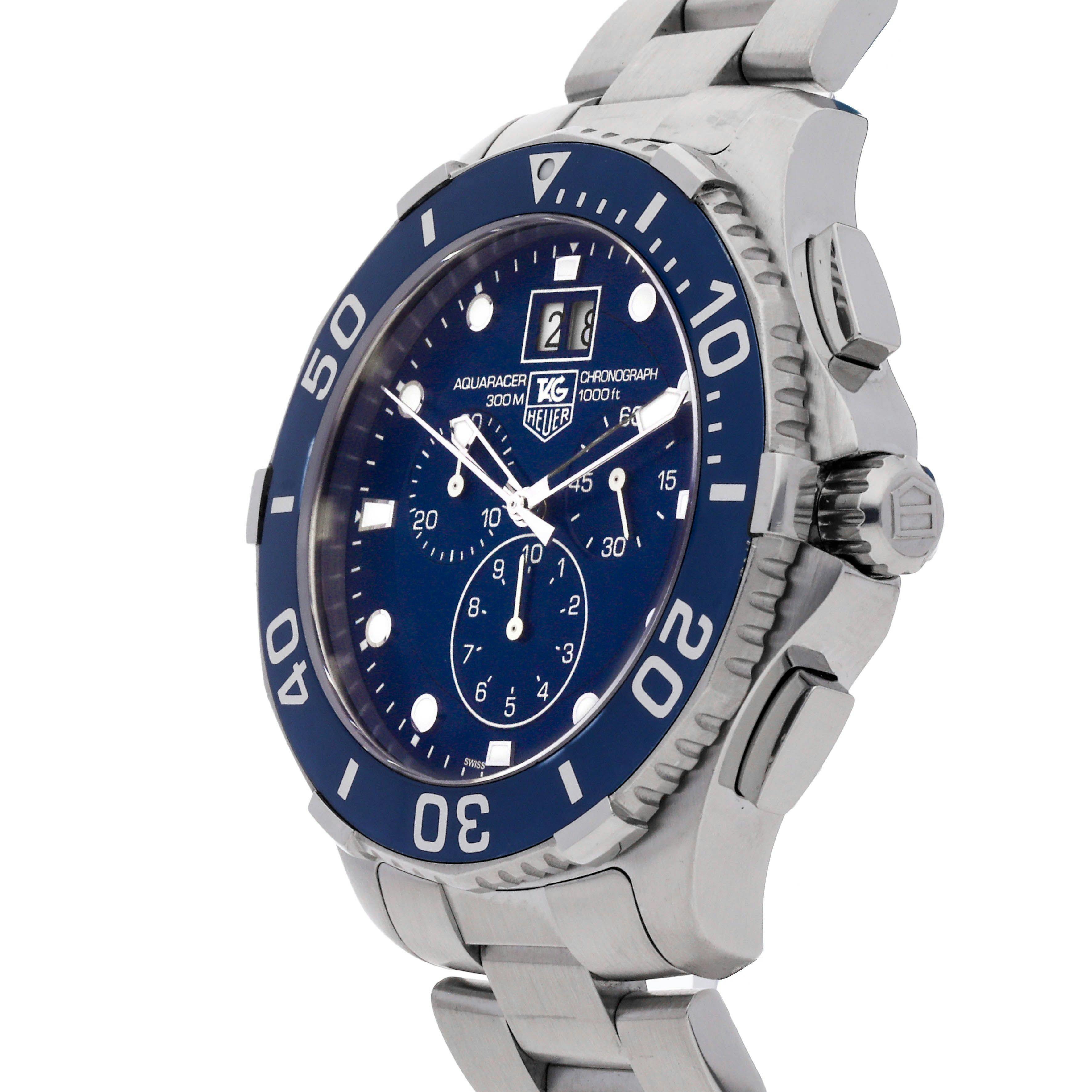 Pre Owned Tag Heuer Aquaracer Chronograph CAN1011.BA0821