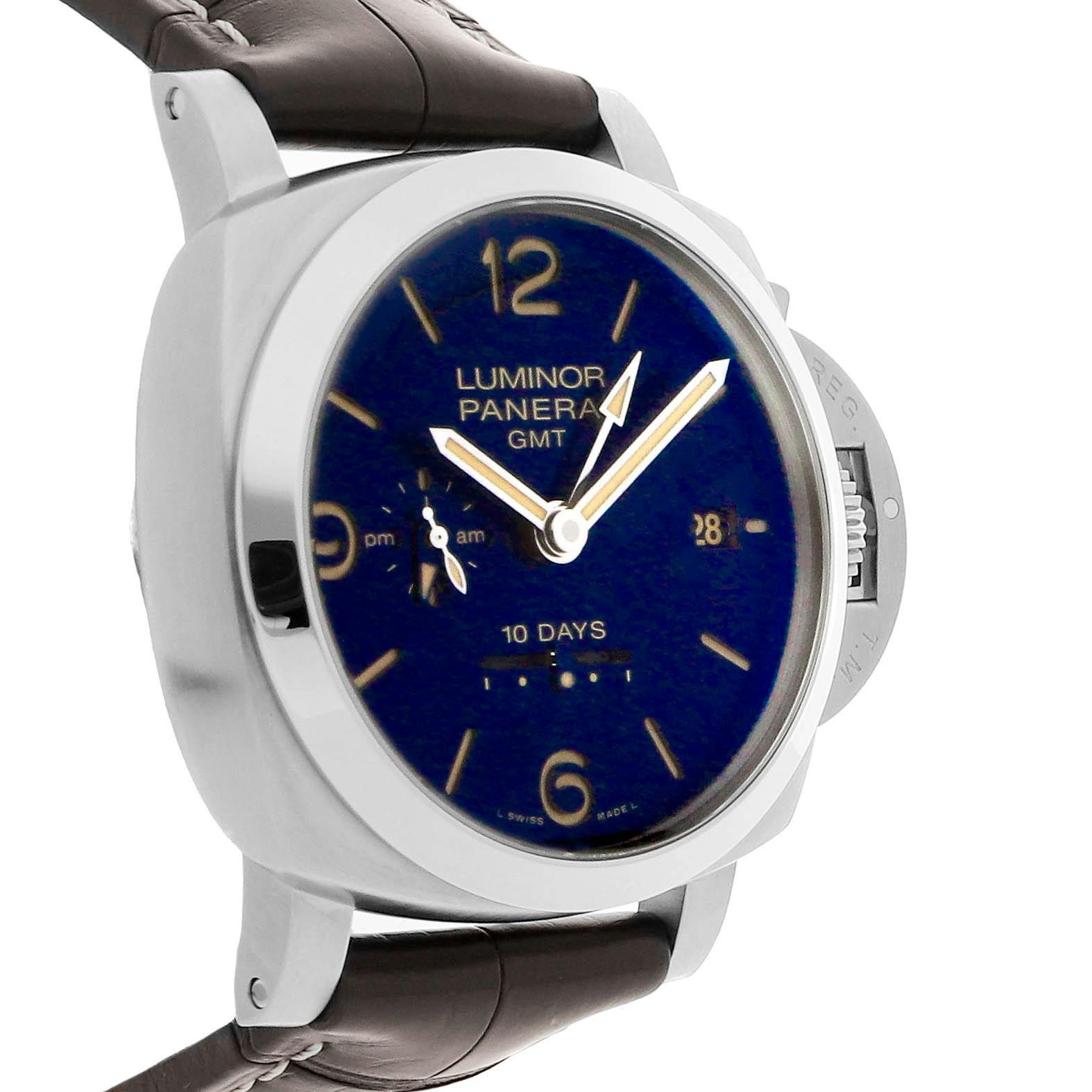 Pre Owned Panerai Luminor GMT 10 Days PAM 986 WatchBox