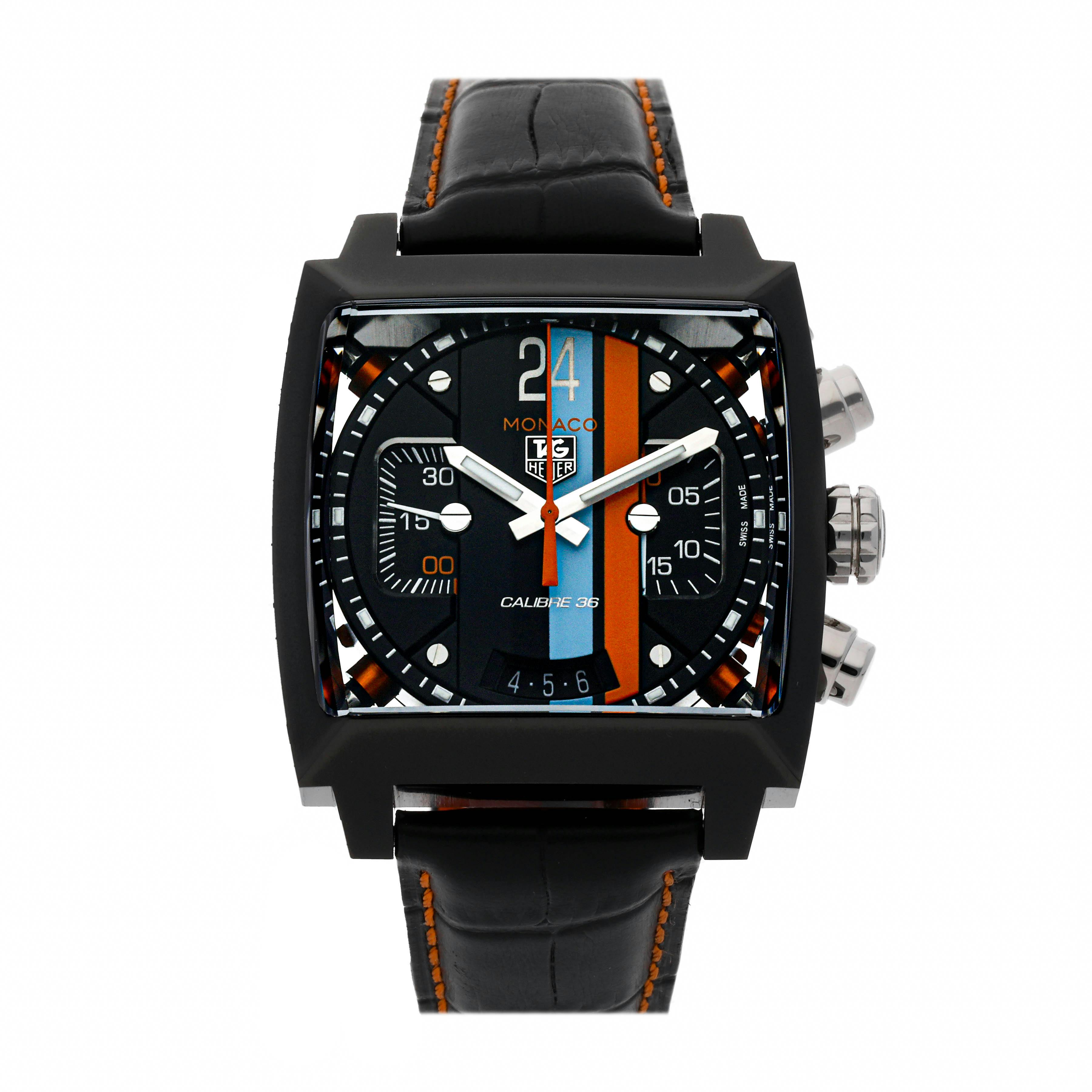 Pre Owned Tag Heuer Monaco Twenty Four Gulf Special Edition