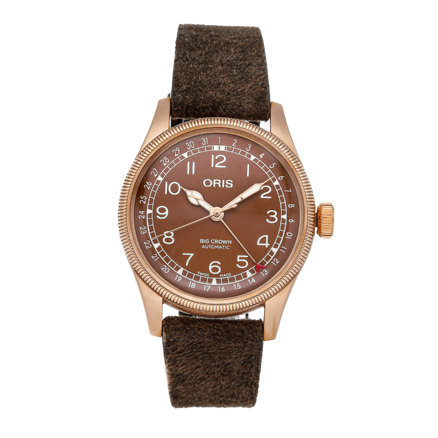 Vertical Pre-Owned Oris Big Crown Pointer Date 01 754 7741 3166-07 5 20 74BR