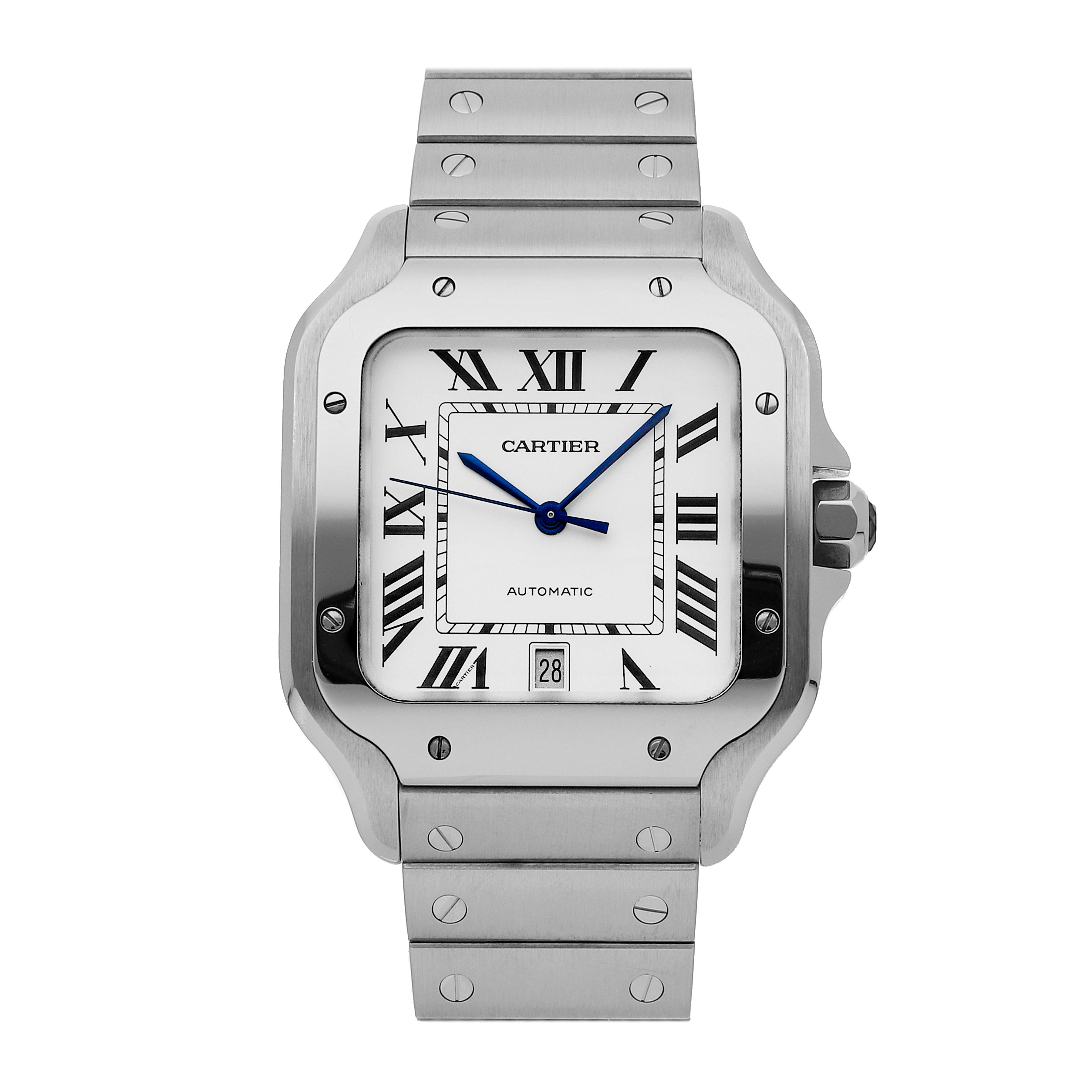 Pre Owned Cartier Santos de Cartier Large Model WSSA0009 Govberg