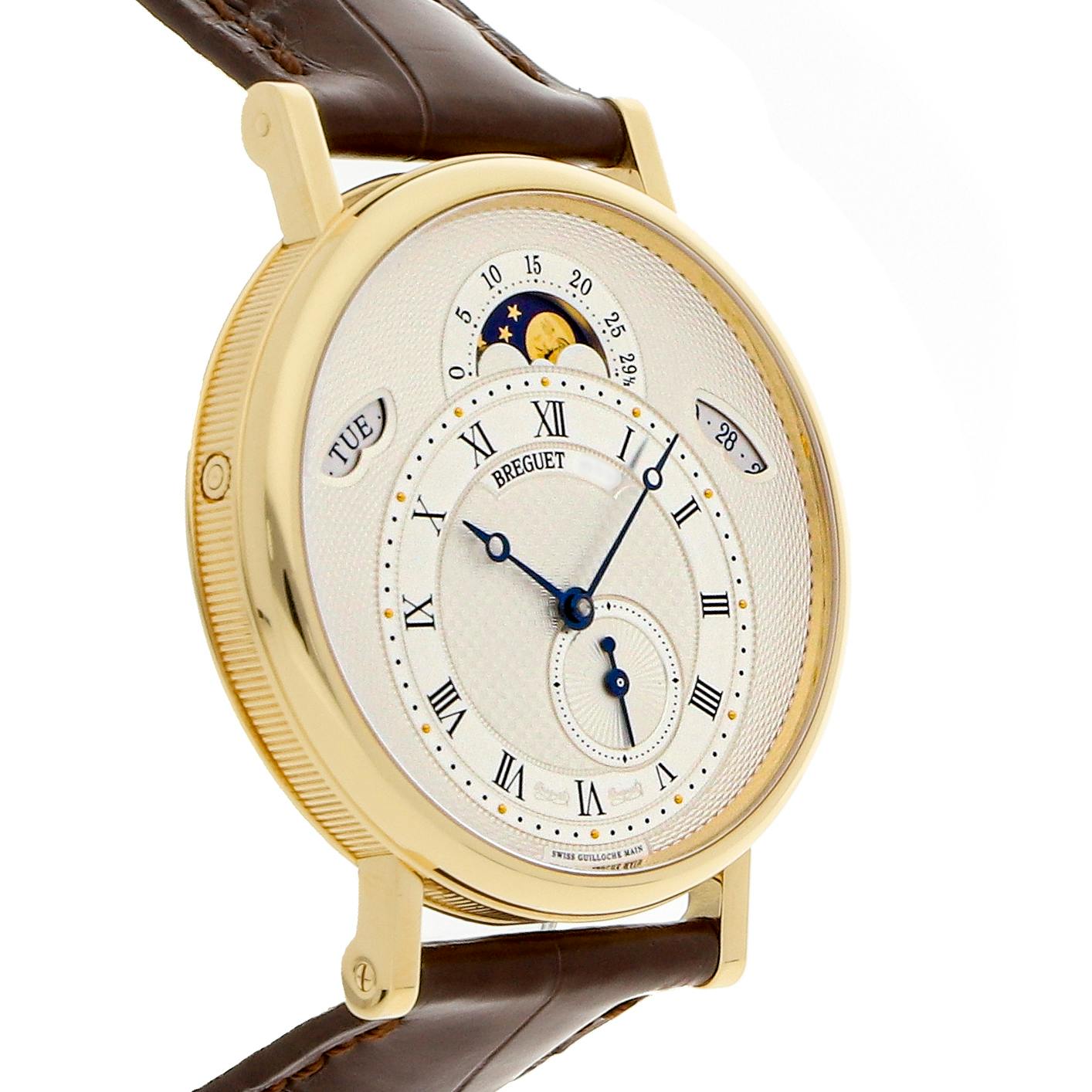 Pre Owned Breguet Classique Day Date Moon Phase 7337BA 1E 9V6