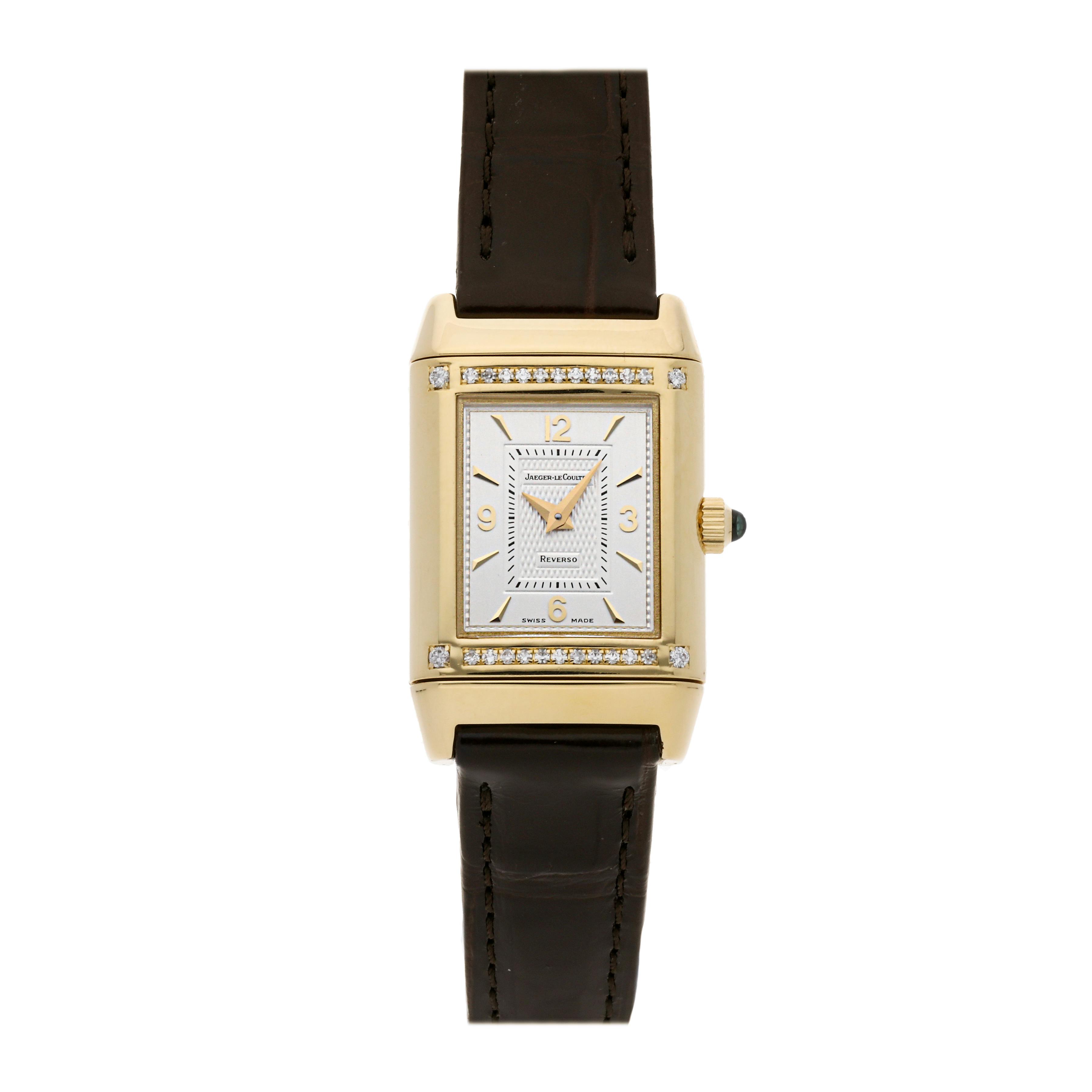 Pre Owned Jaeger LeCoultre Reverso Dame 265.1.86 WatchBox