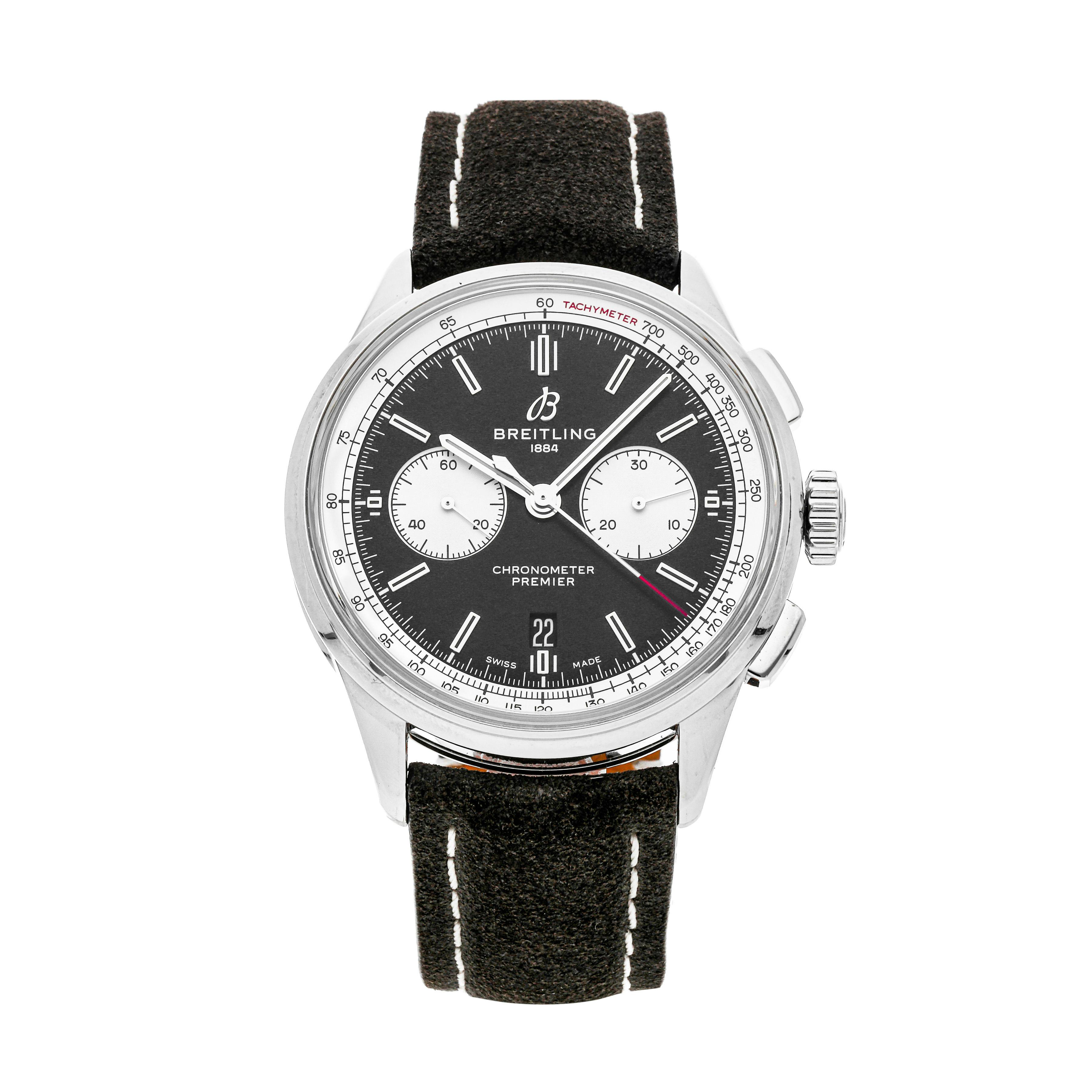 Vertical Pre-Owned Breitling Premier B01 Chronograph AB0118371B1X1
