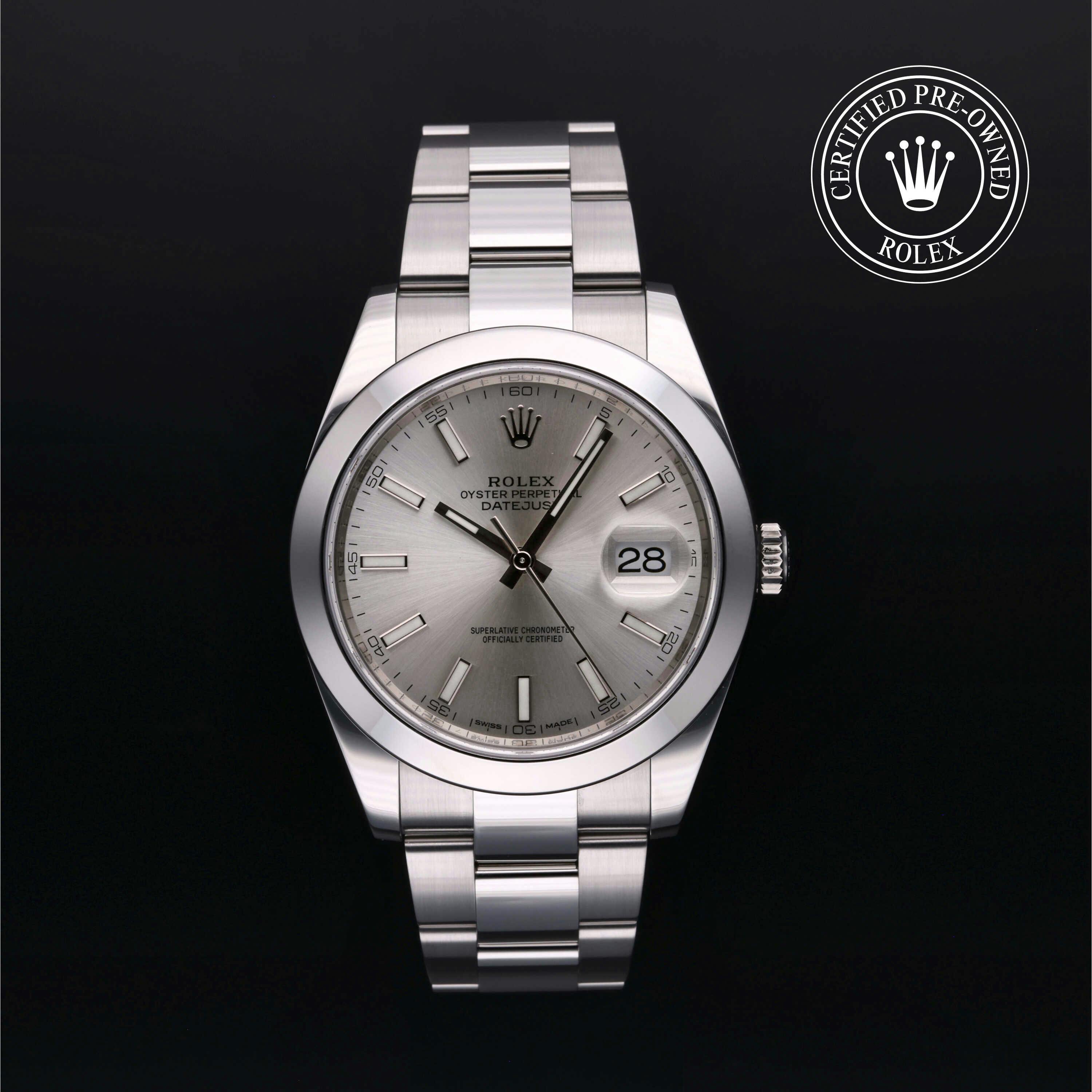 Rolex Certified Pre Owned Datejust 41mm in Stainless Steel 126300