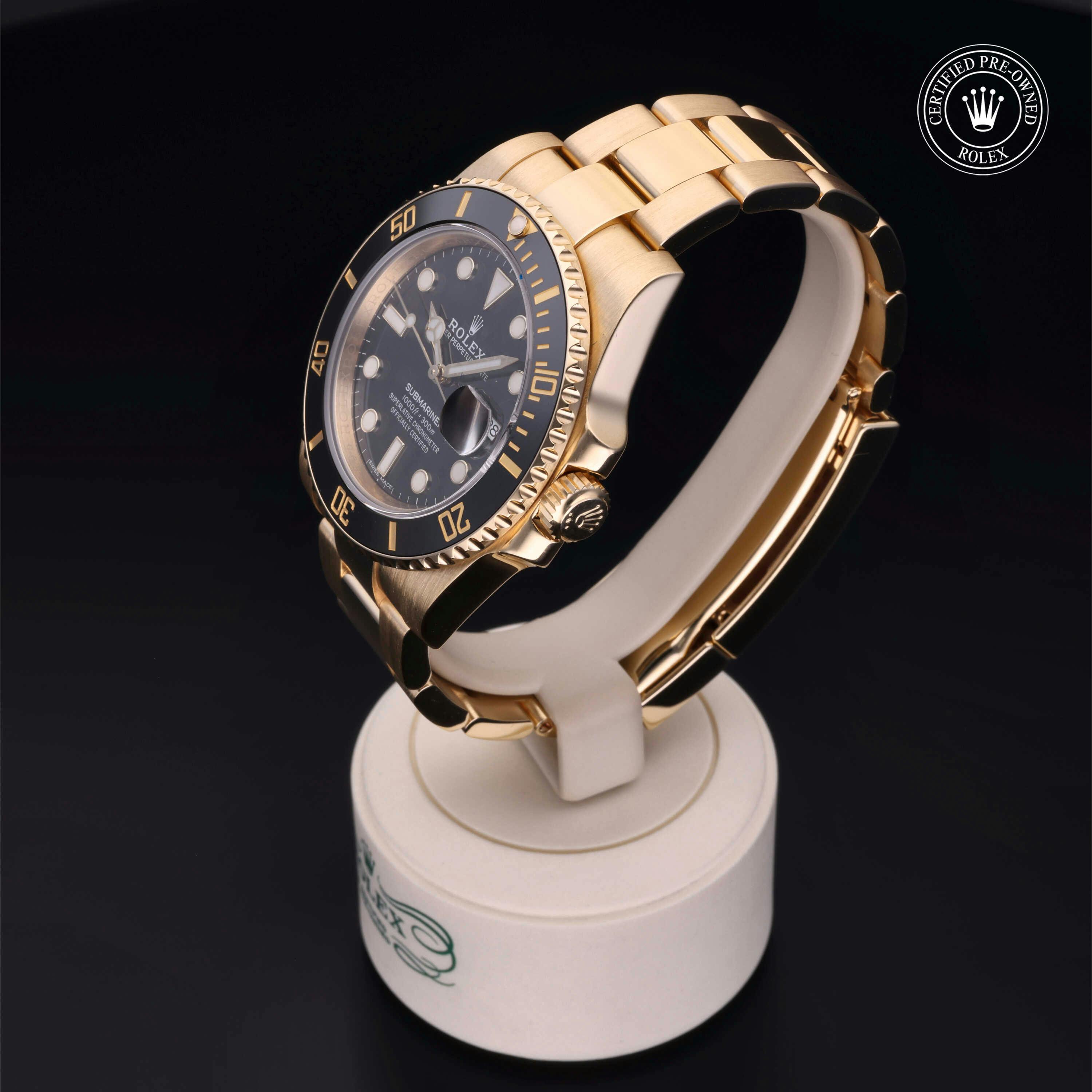 Rolex Certified Pre Owned Submariner 40mm in Yellow Gold 4818514