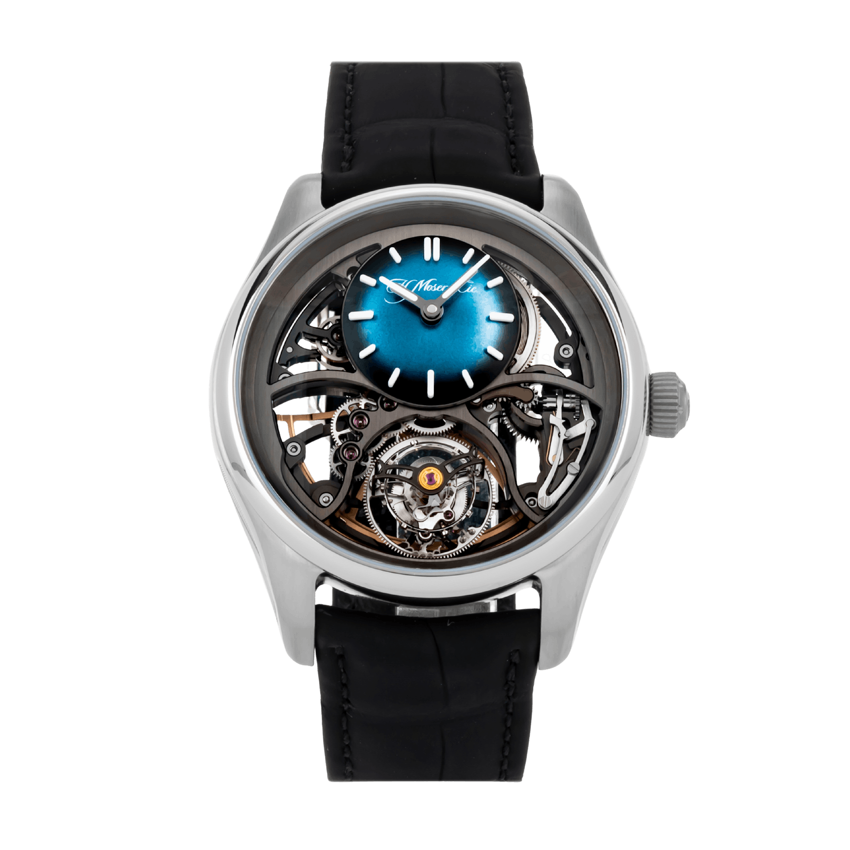 Vertical Pre-Owned H. Moser & Cie Pioneer Cylindrical Tourbillon 3811-1200