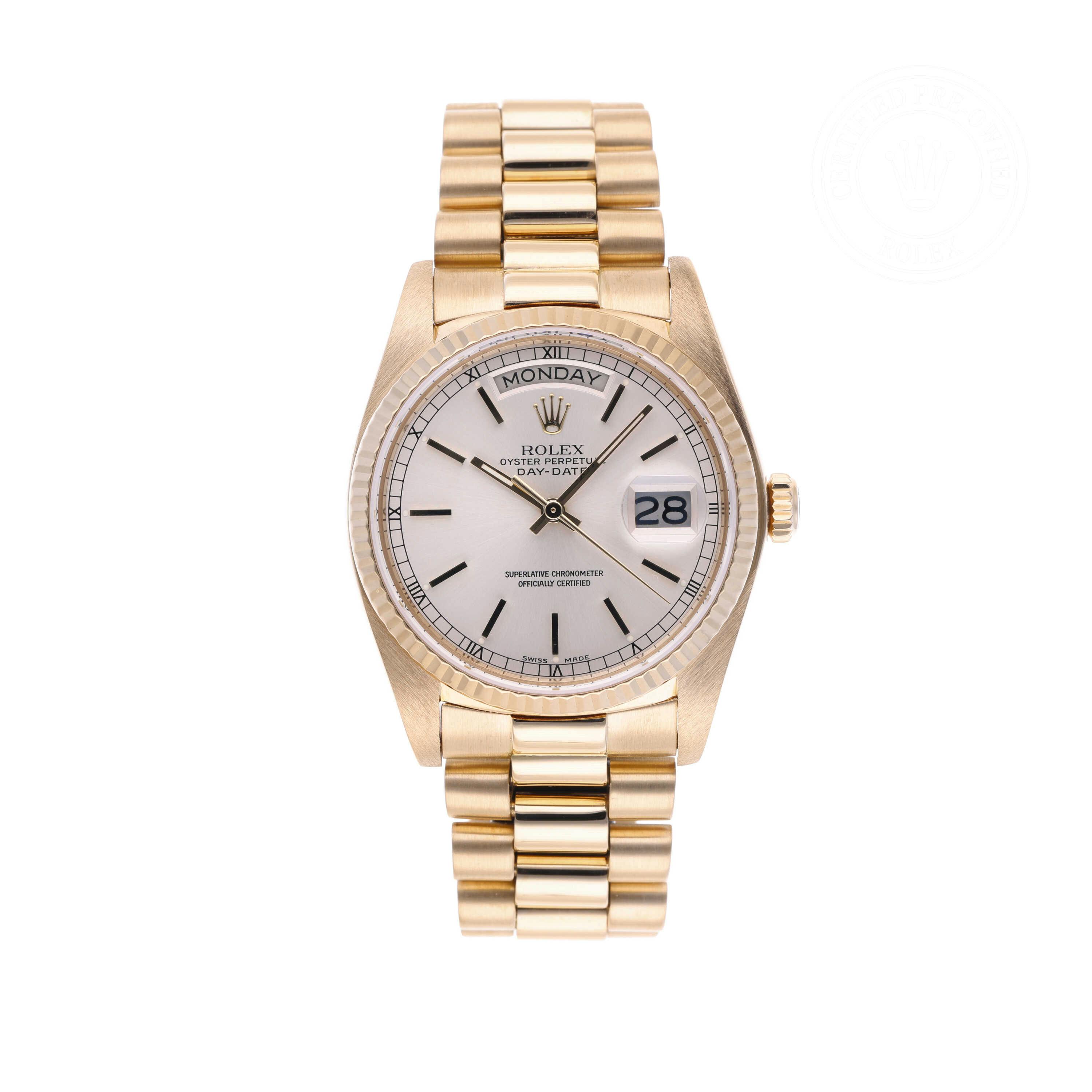 Gold day date presidential on sale rolex