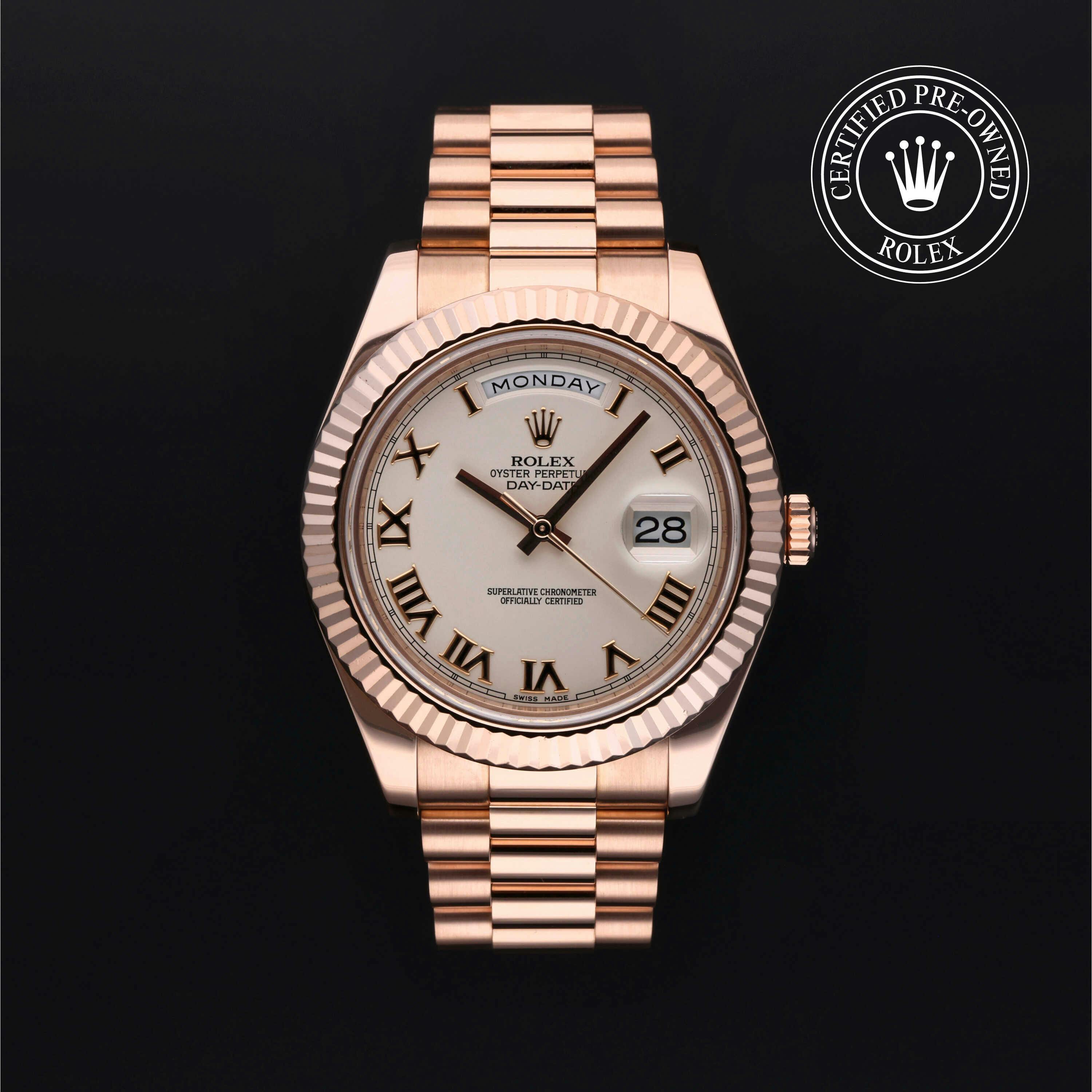 Rolex Certified Pre Owned Day Date 41mm in Rose Gold 218235