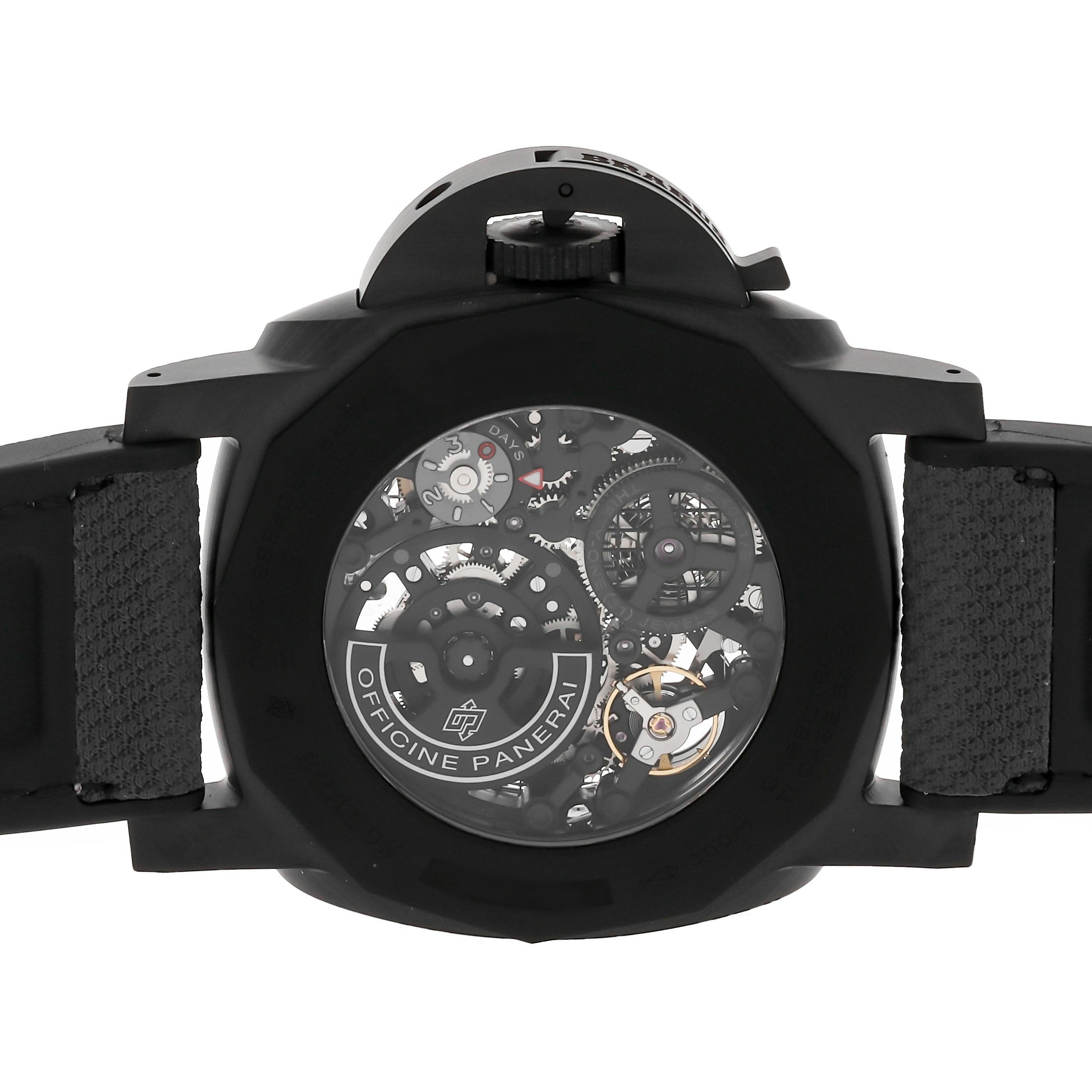 Pre Owned Panerai Submersible S Brabus Black Ops Edition Carbotech