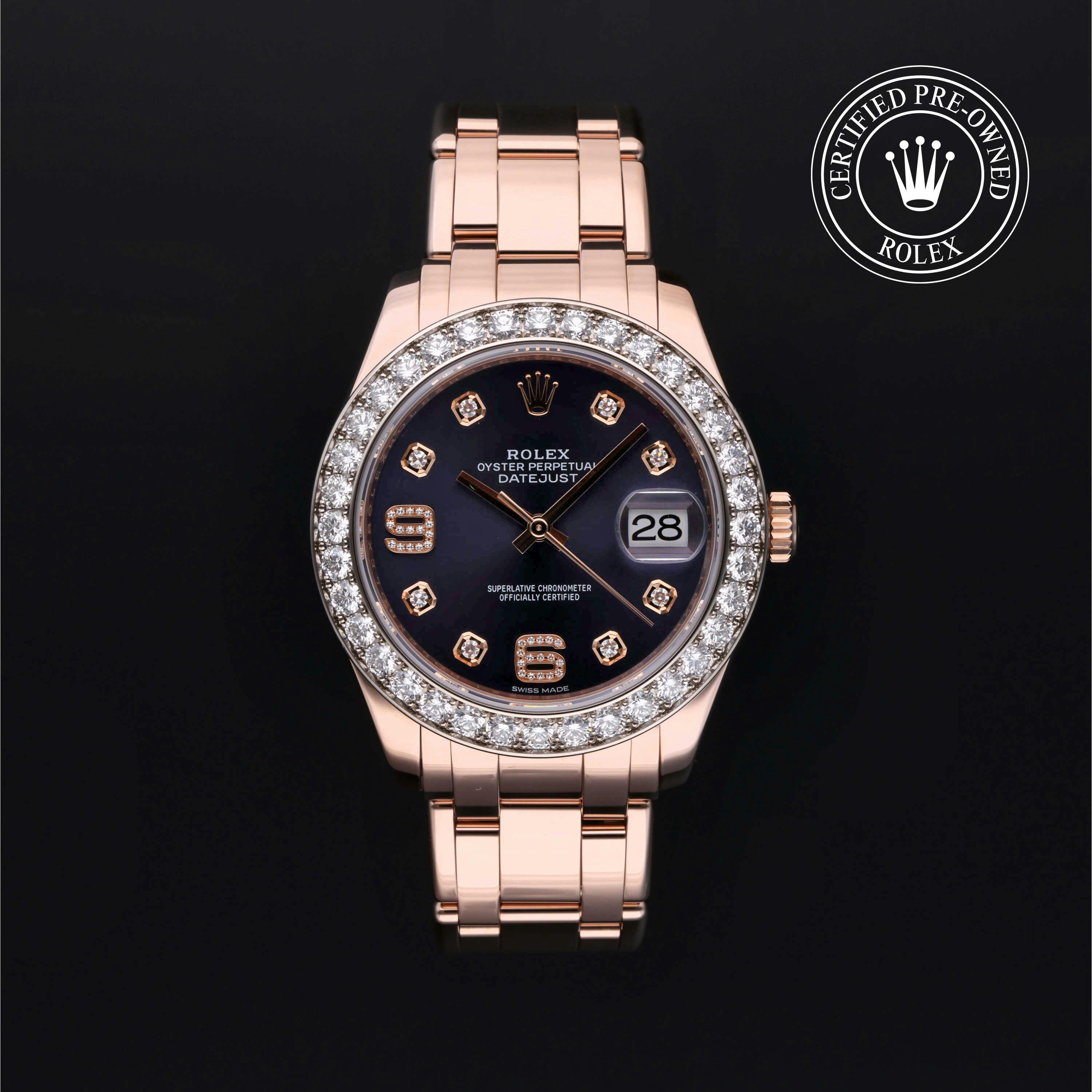 Rolex Certified Pre Owned Pearlmaster 39mm in Rose Gold 86285