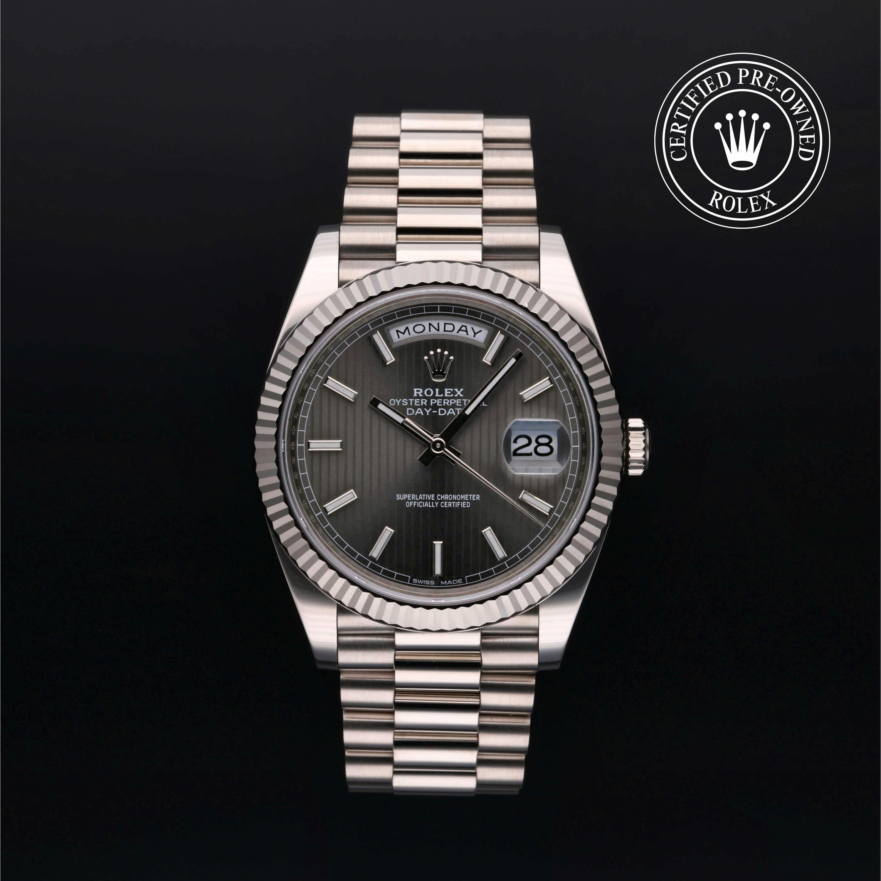 Rolex Certified Pre Owned Day Date 40mm in White gold 228239