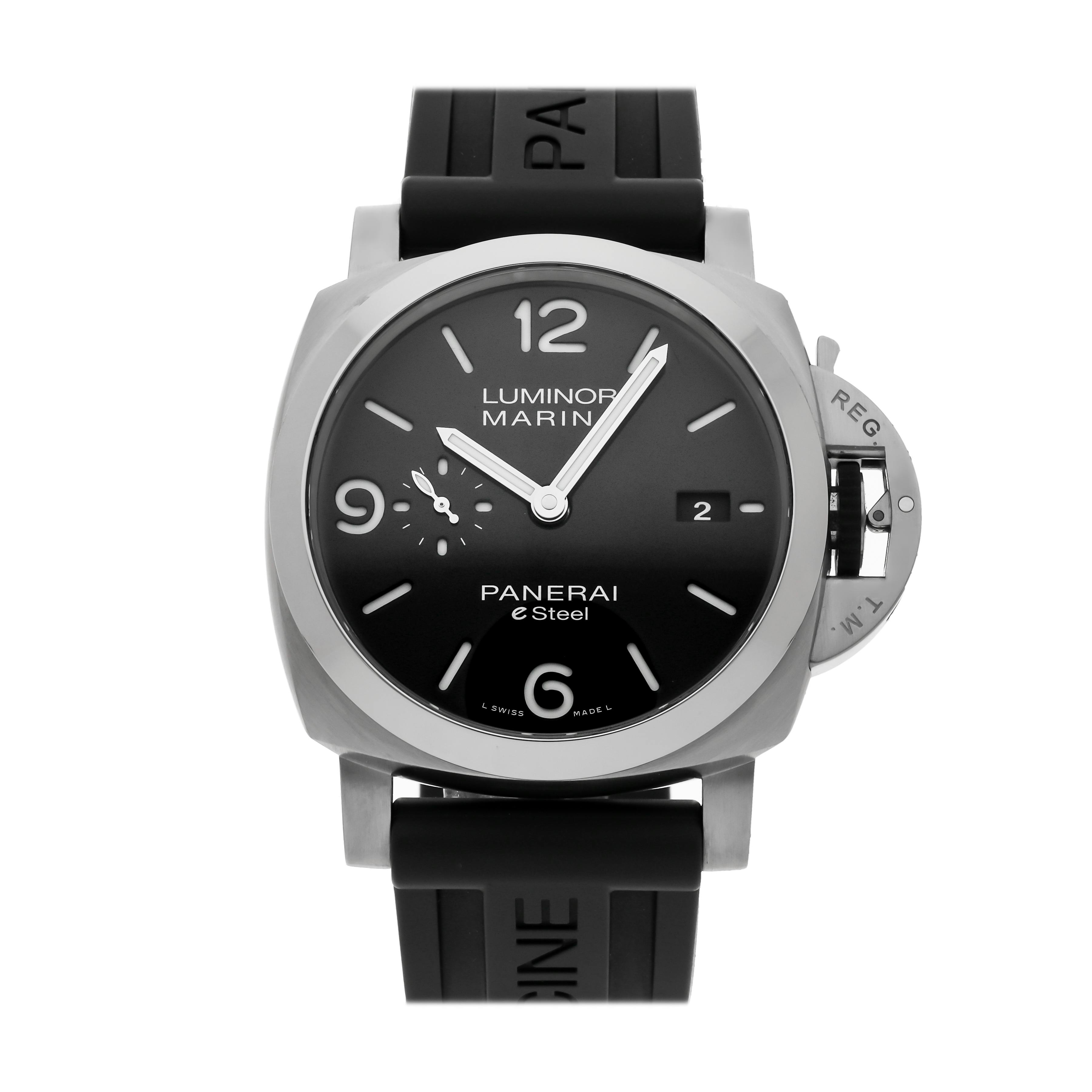 Pre Owned Panerai Luminor Marina Grigio Roccia PAM 1358 Govberg