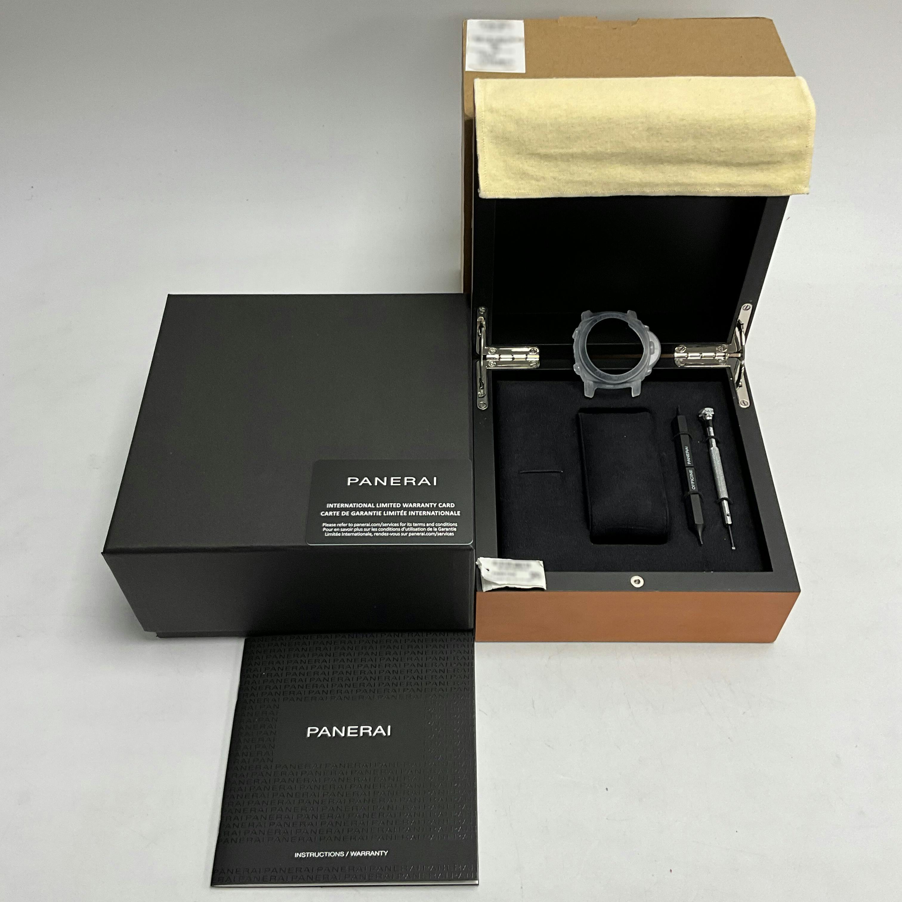 Pre Owned Panerai Luminor Marina Grigio Roccia PAM 1358 Govberg