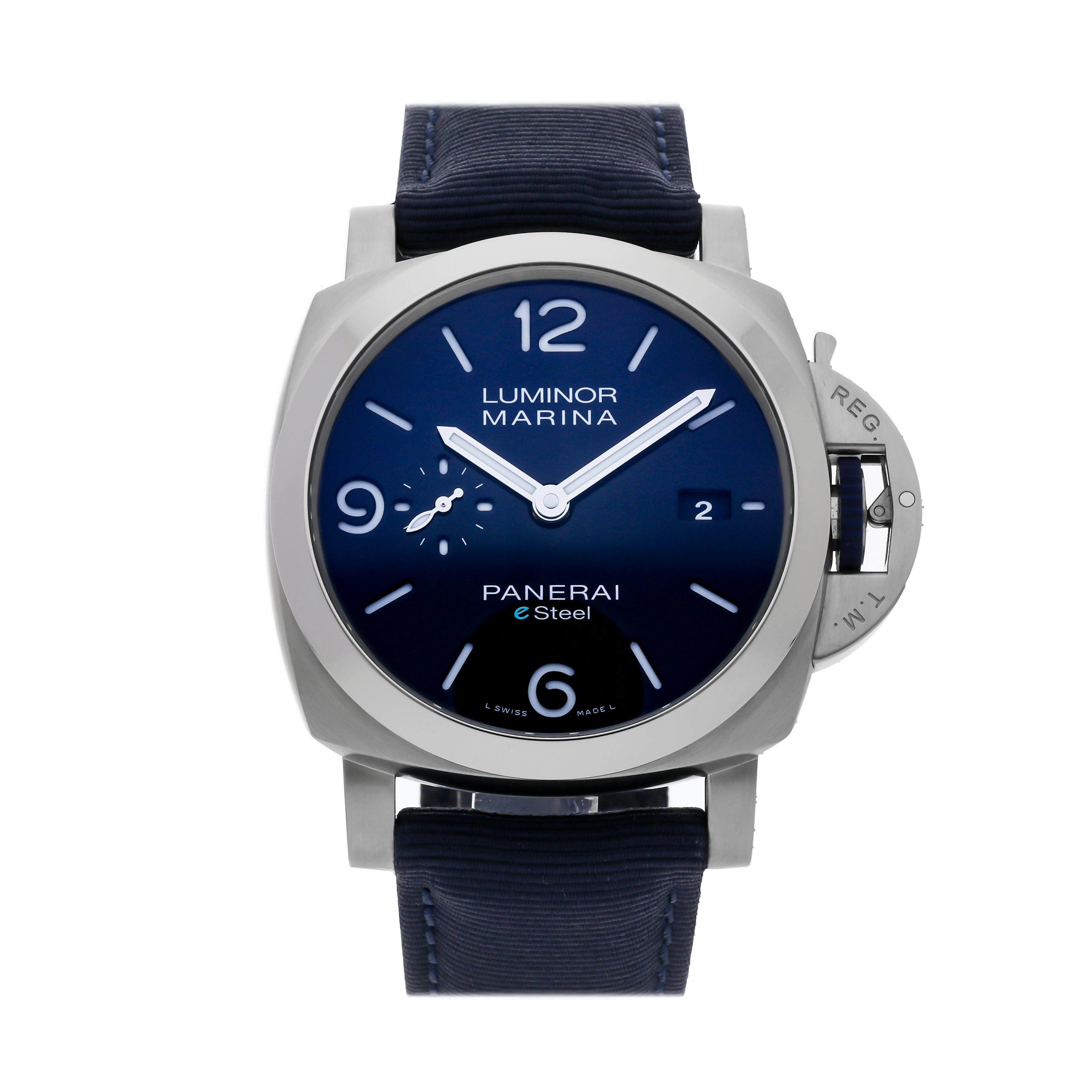 Pre owned panerai luminor on sale marina