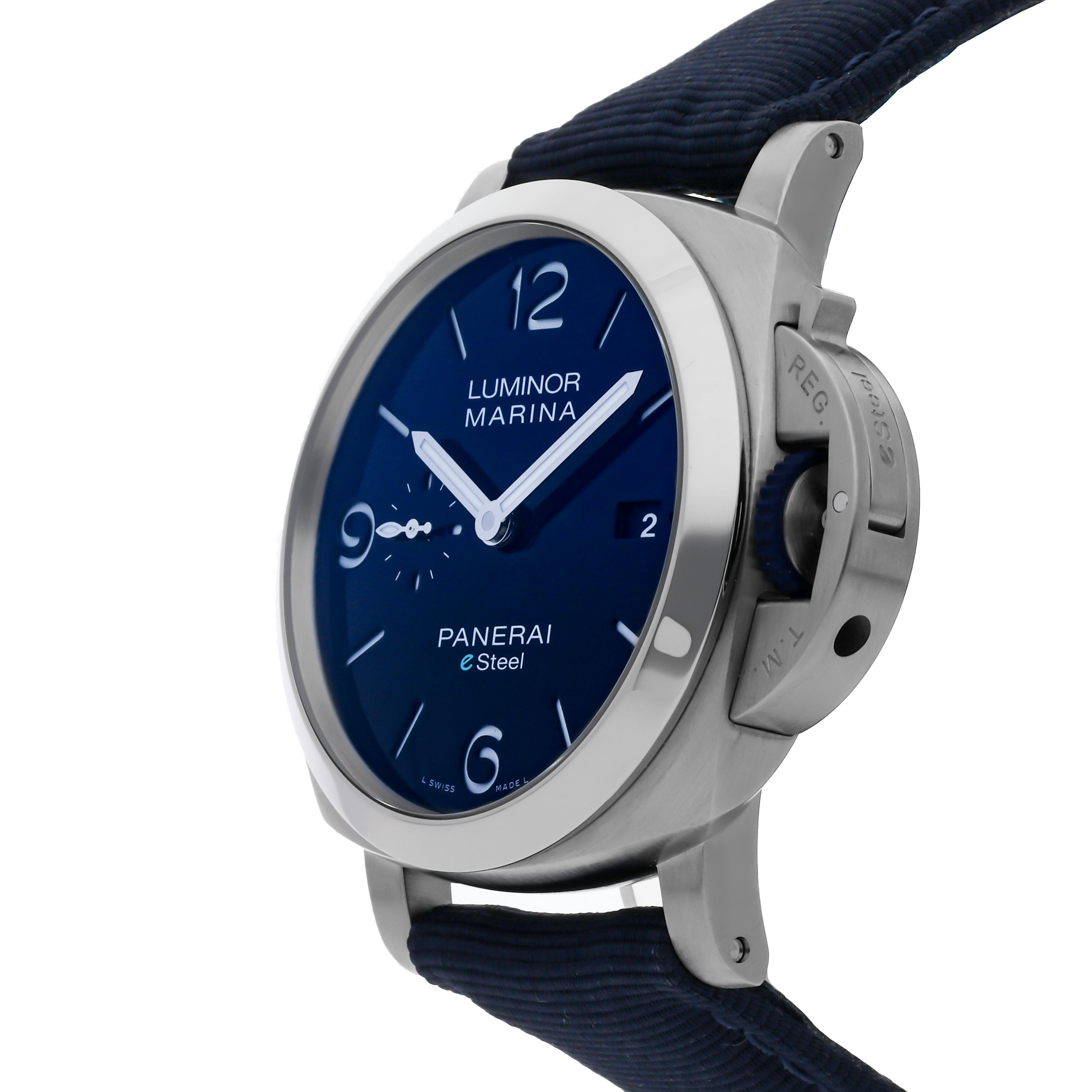 Pre Owned Panerai Luminor Marina Blu Profondo PAM 1157 Govberg