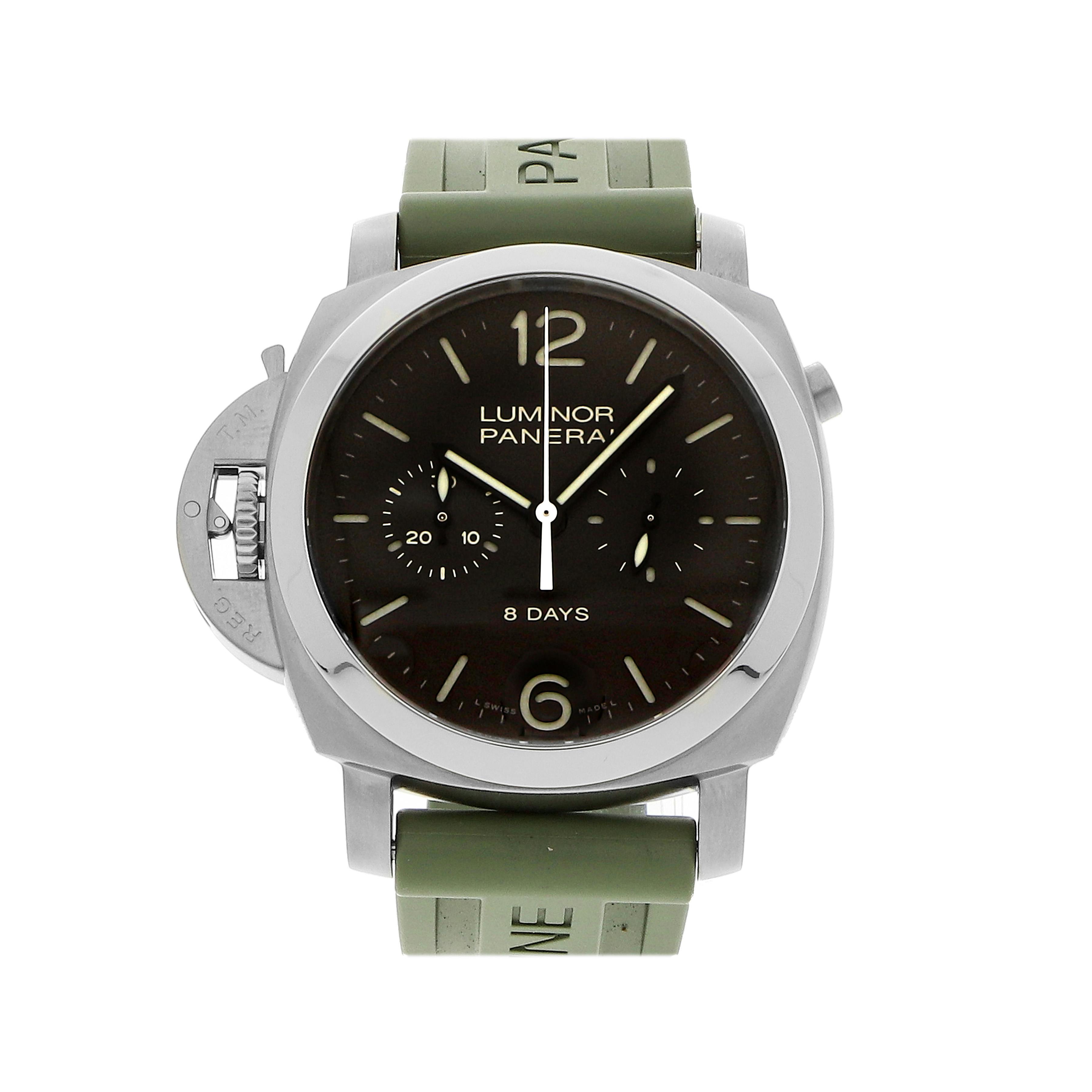 Pre Owned Panerai Luminor 1950 Chronograph PAM 345 Govberg Jewelers