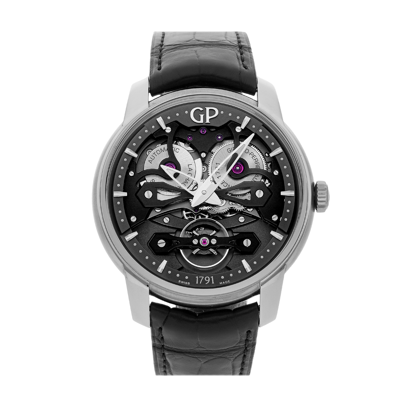 Vertical Pre-Owned Girard-Perregaux Neo Bridges 84000-21-001-BB6A