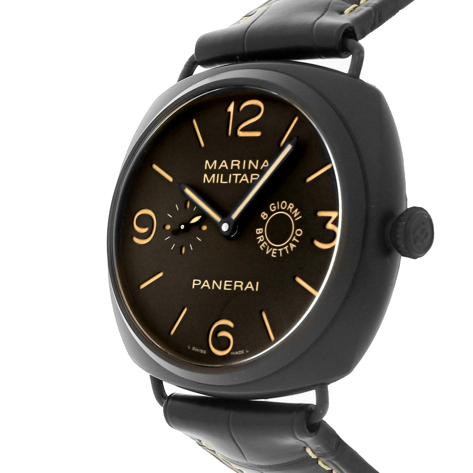 Pre Owned Panerai Radiomir Composite Marina Militare 8 Giorni PAM