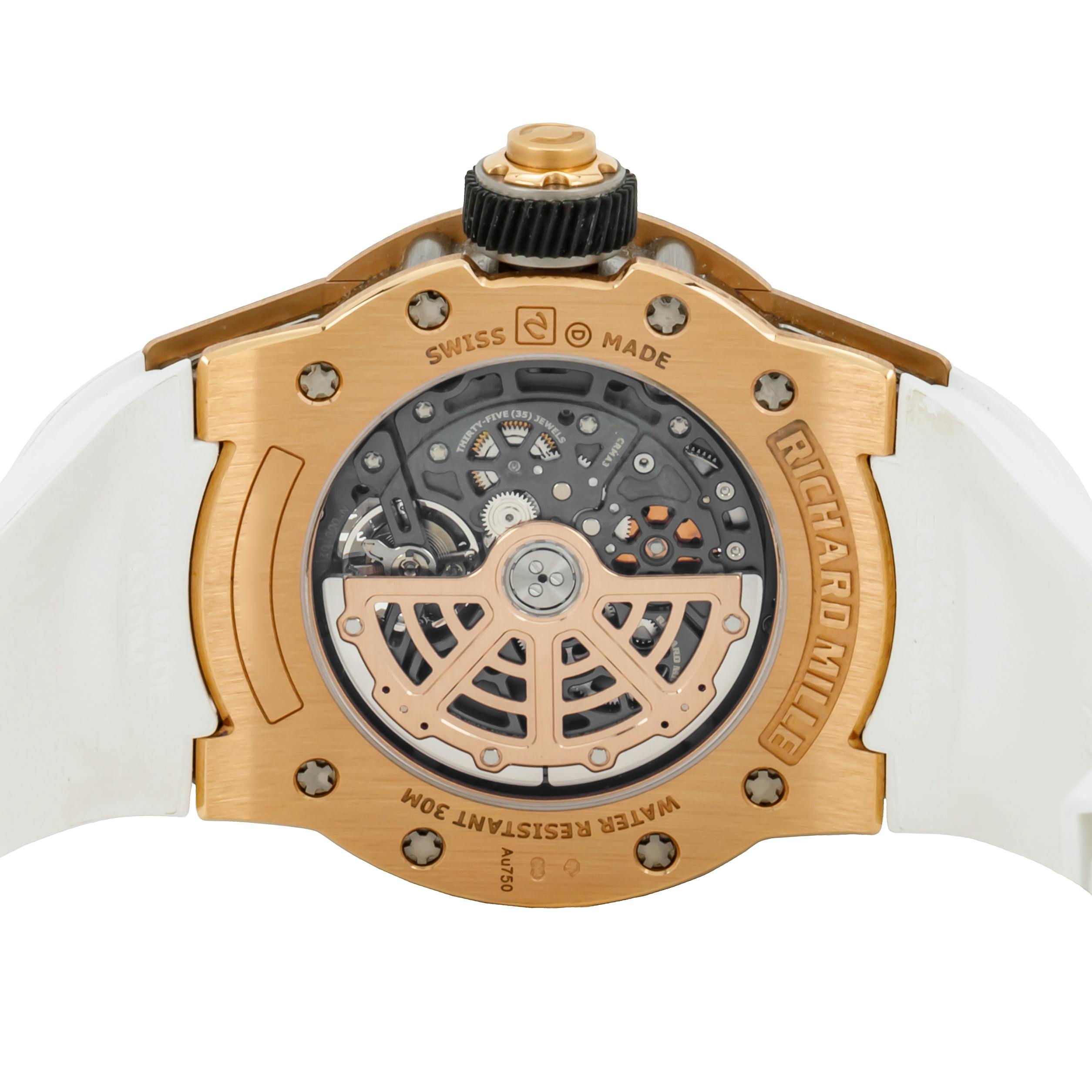 Pre Owned Richard Mille RM63 01 Dizzy Hands RM63 01 AO RG WatchBox