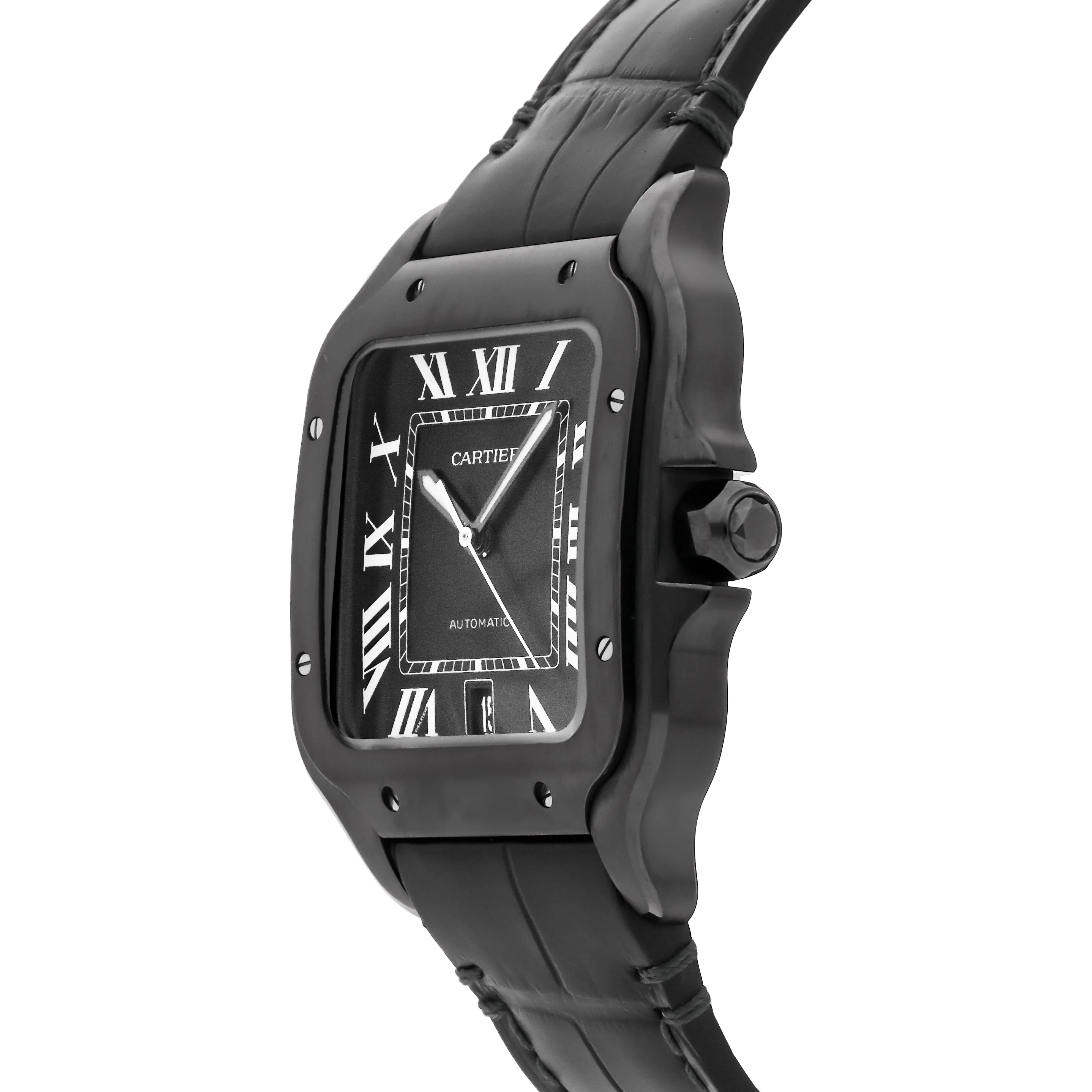 cartier santos pre owned mens