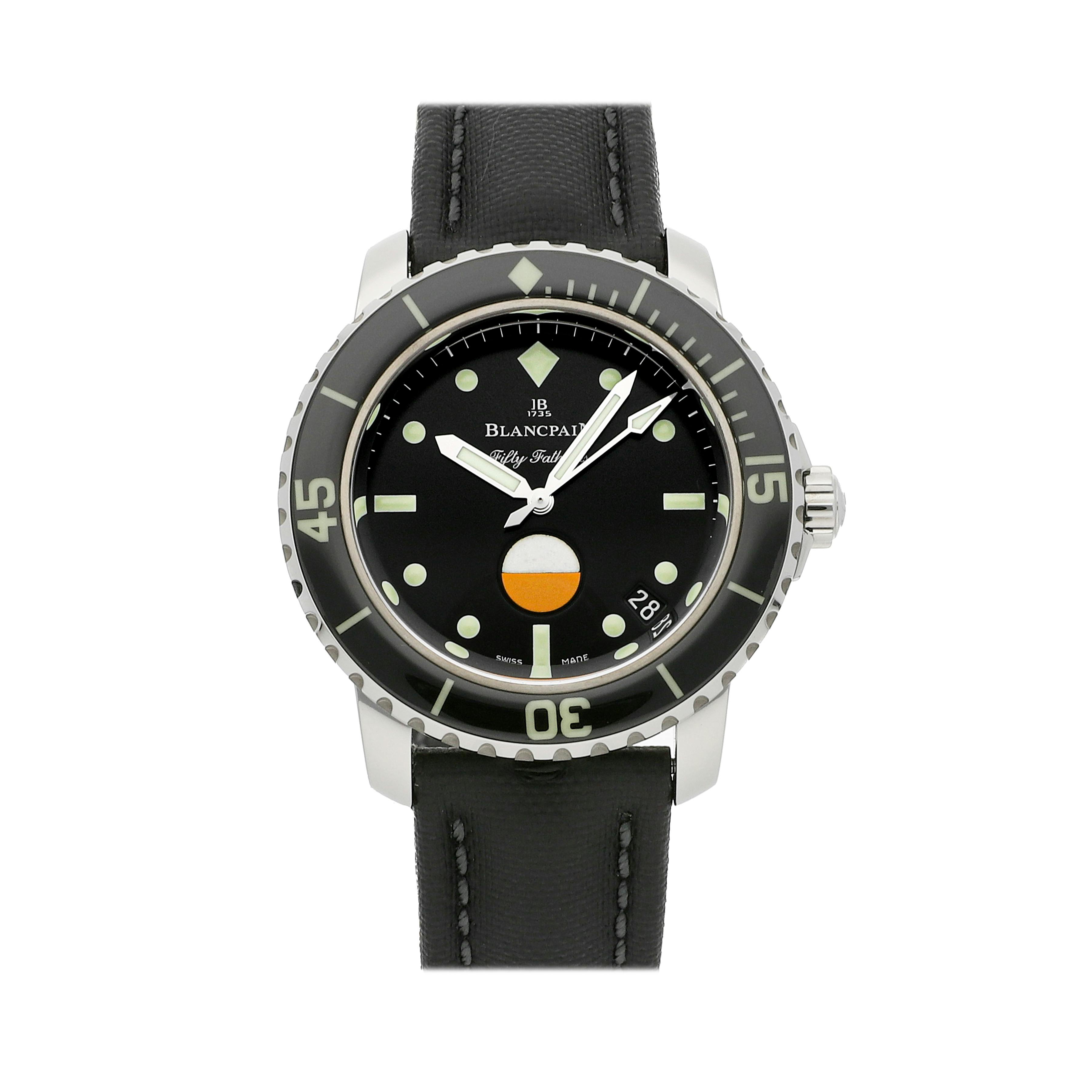 Pre Owned Blancpain Fifty Fathoms 5008 1130 B52A WatchBox