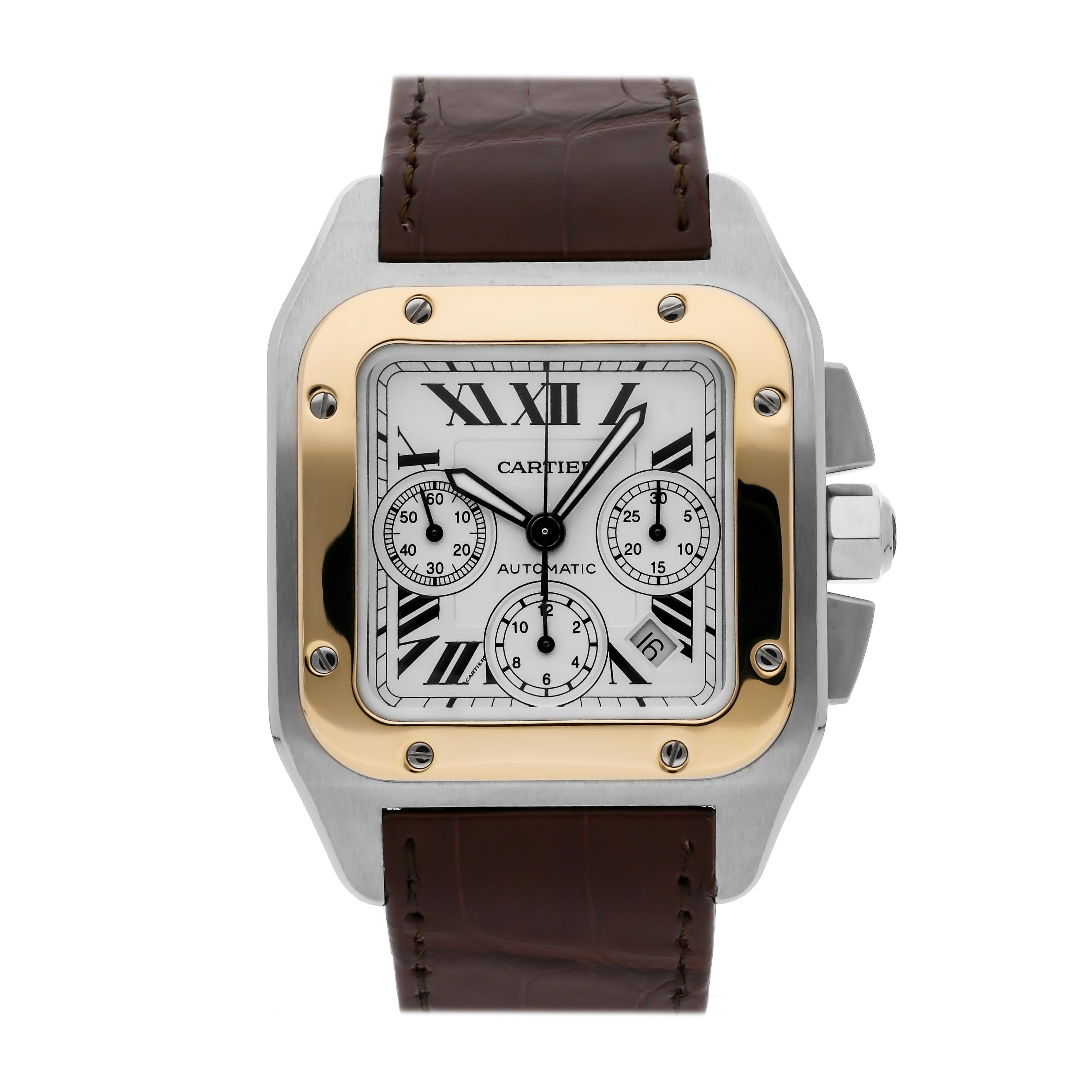 Pre owned cartier santos on sale 100